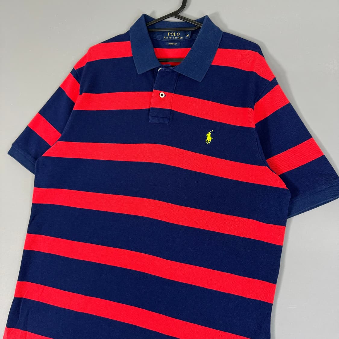 폴로 랄프로렌 럭비 스트라이프 카라 반팔티[071004 상품이미지4
