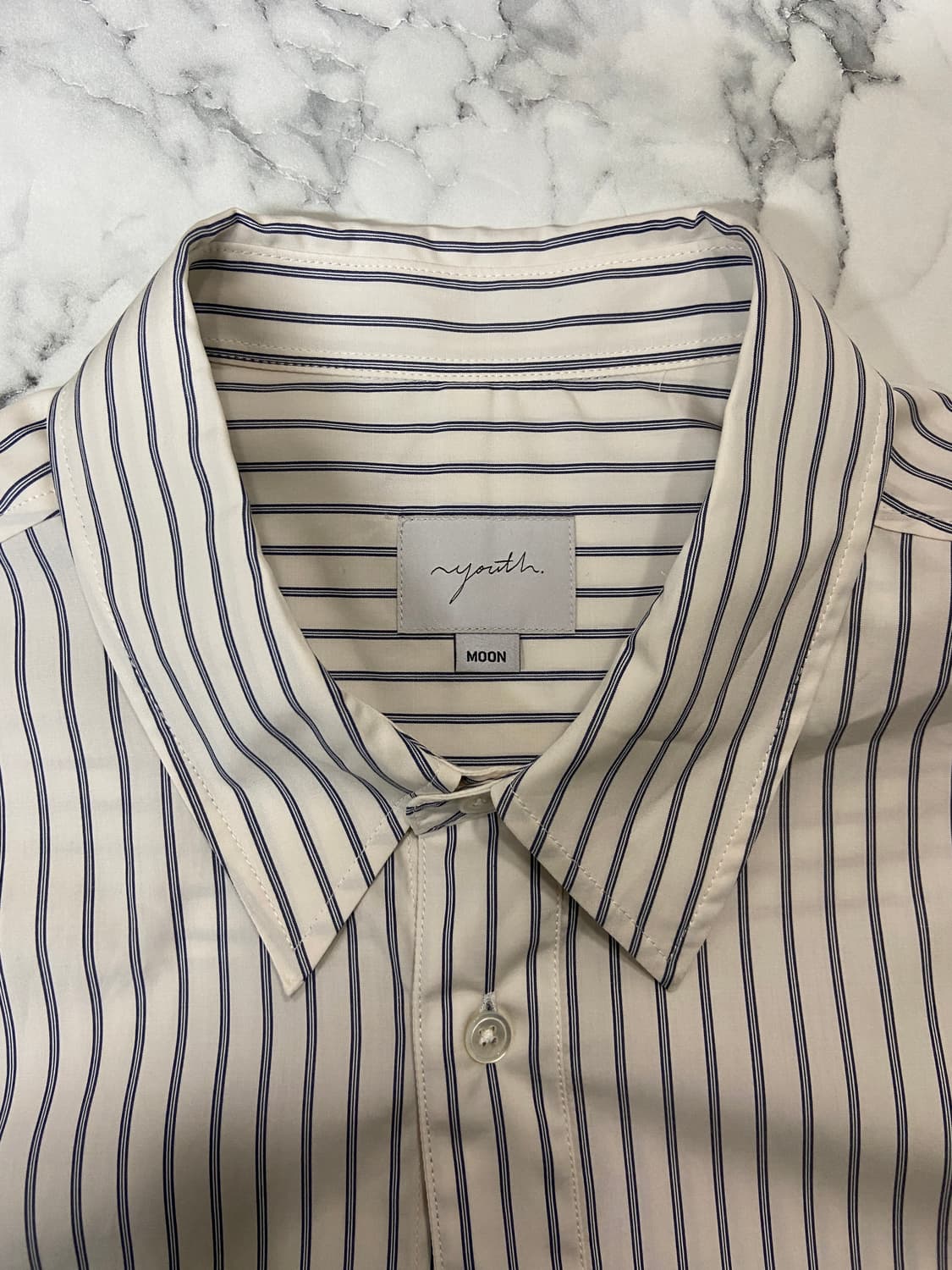 유스 루즈드 스트라이프 셔츠 상품이미지2