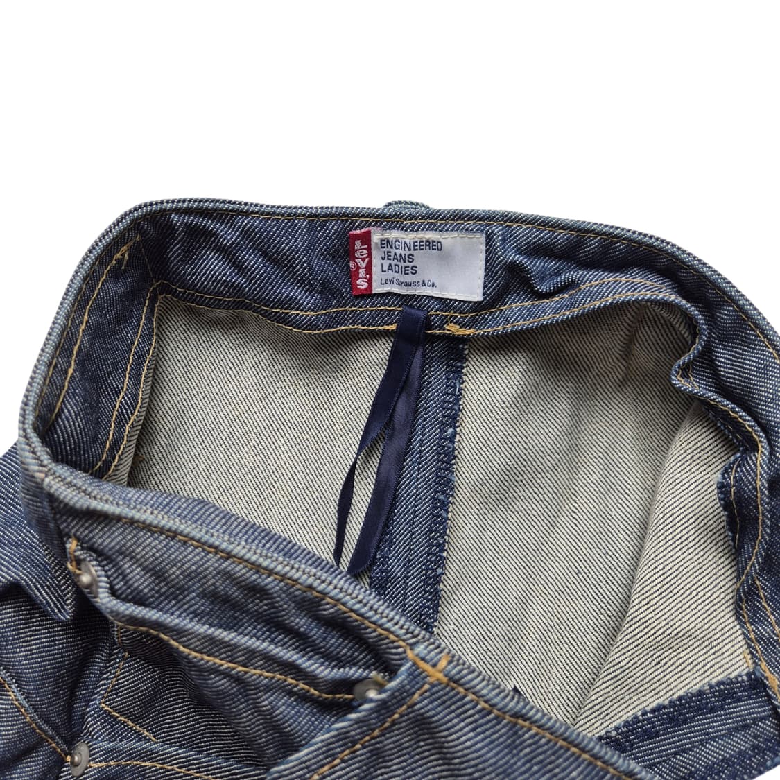 [26] 리나이스 엔지니어드 데님 롱 스커트 상품이미지8