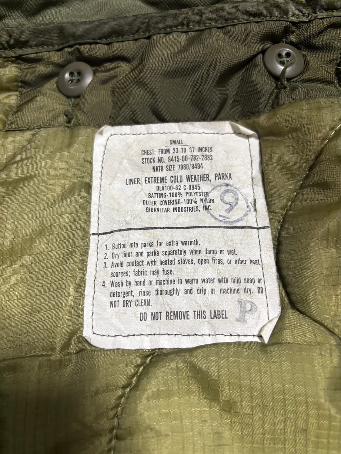 M65 피쉬테일 og(오리지널 개파카) s사이즈 상품이미지4