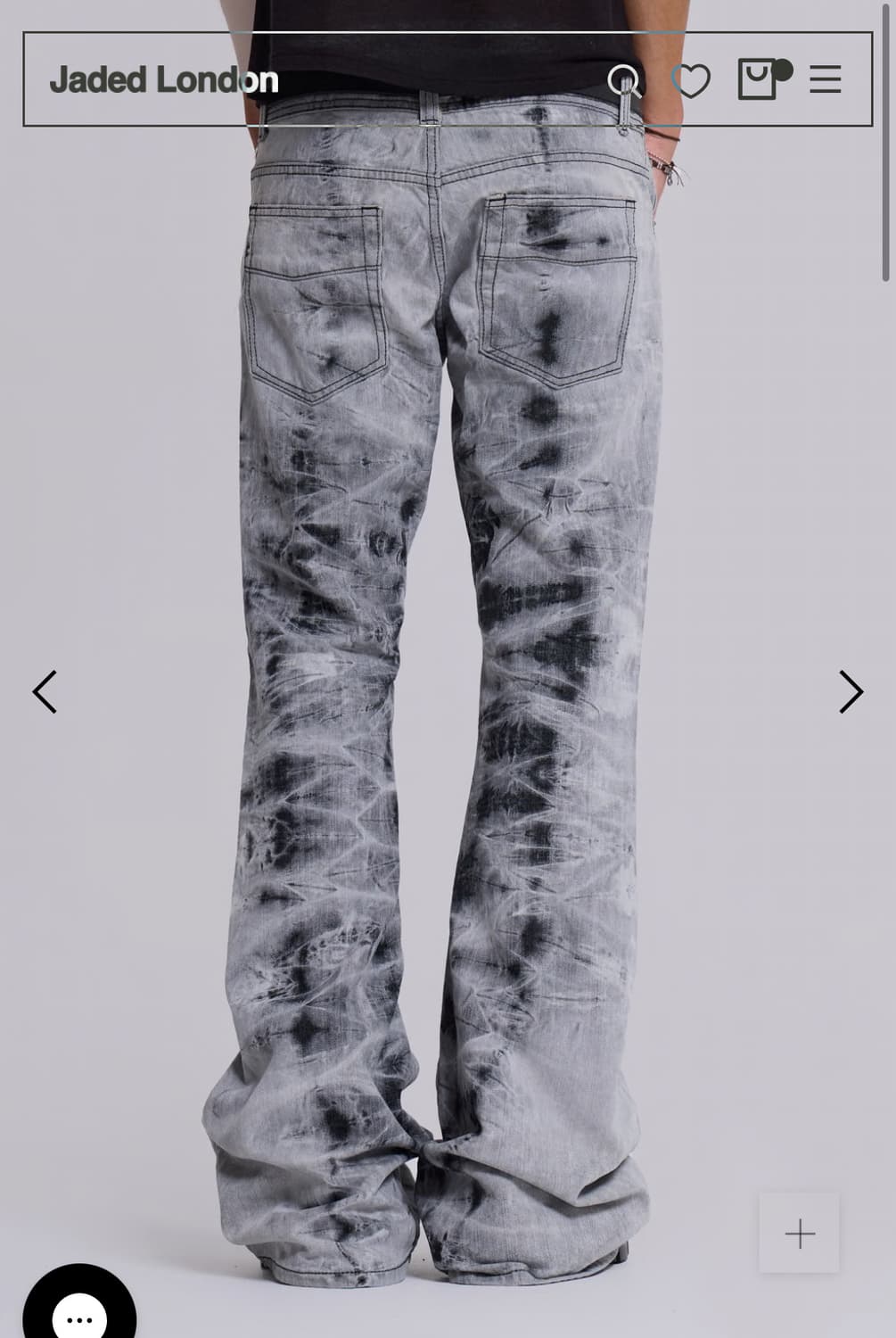 제이디드런던 Grey Tie Dye Drift Jeans 상품이미지3
