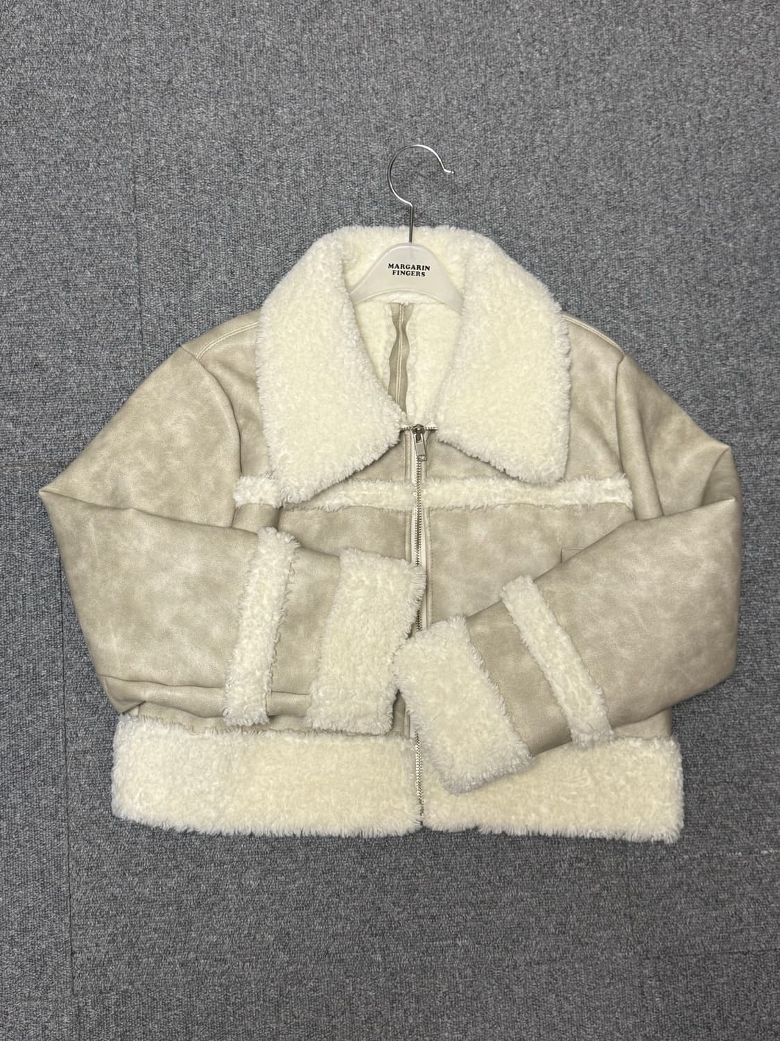 마가린핑거스 크롭 무스탕 상품이미지1