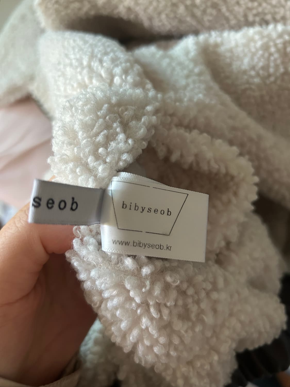 바이바이섭 리버시블 Faux 레더 점퍼 브라운 상품이미지7