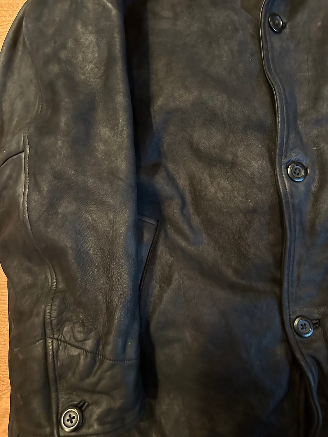 [XXL] 90s 올드갭(Old Gap) 레더 카코트 상품이미지4