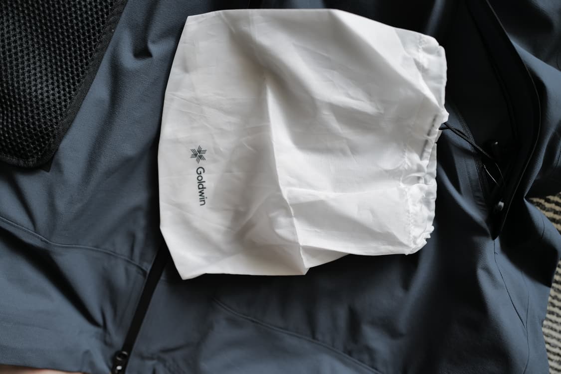 골드원 퍼텍스 바람막이 네이비 4사이즈 상품이미지3