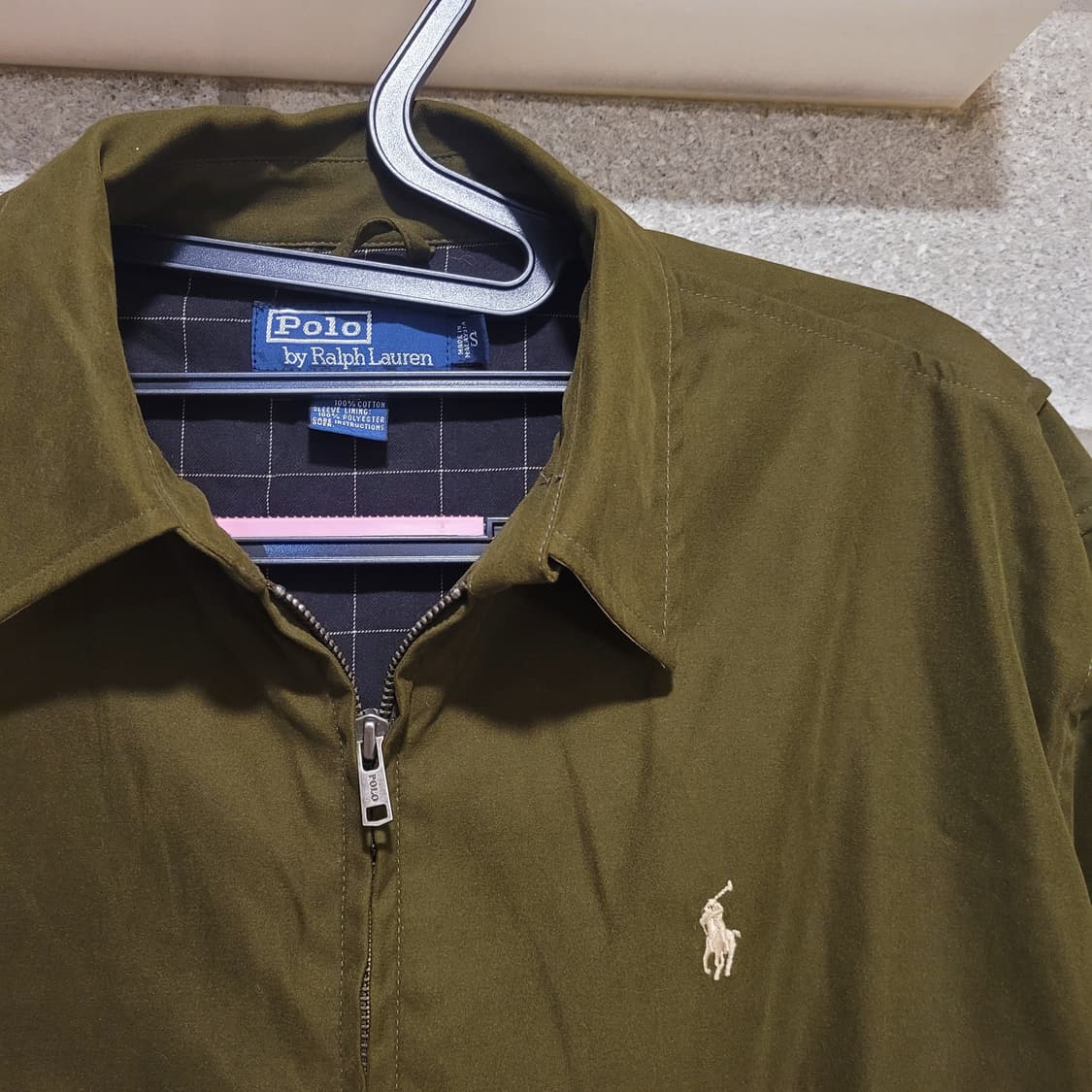 폴로랄프로렌 폴리쉘 블루종 자켓 S 상품이미지3