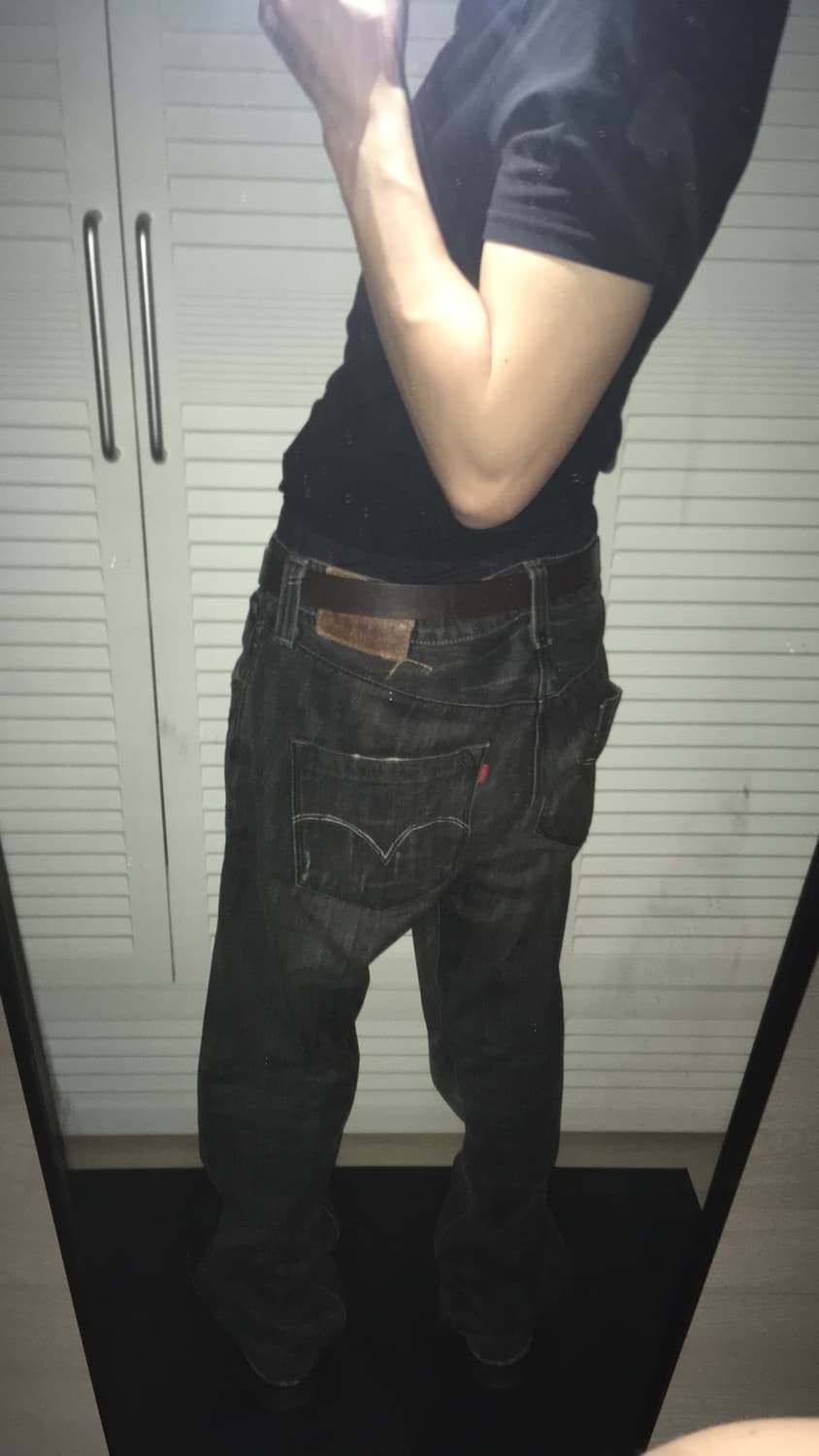 리바이스 517 블랙 흑청 빈티지데님 상품이미지2