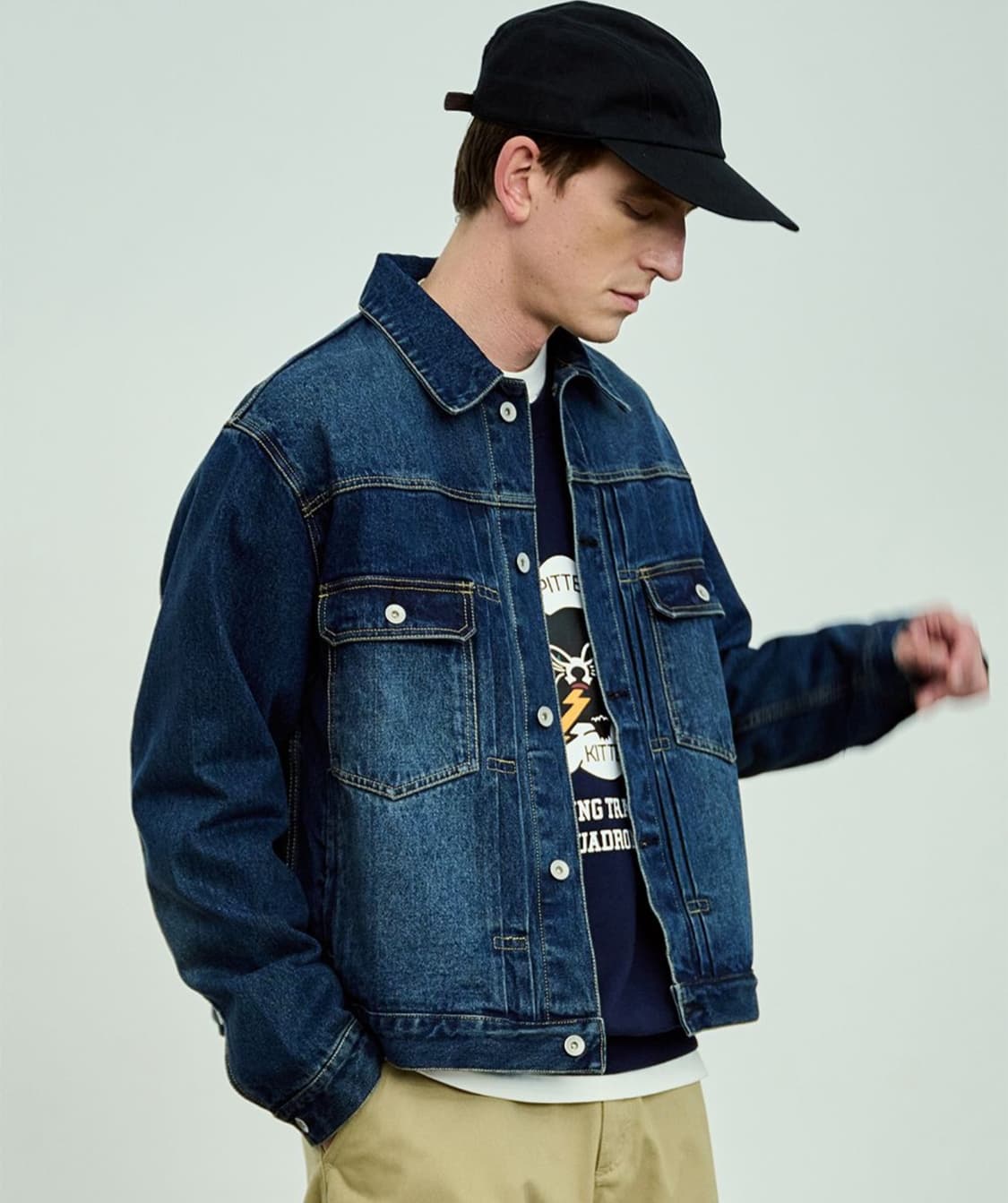 유니폼브릿지 2nd type denim jacket indigo wash 상품이미지2