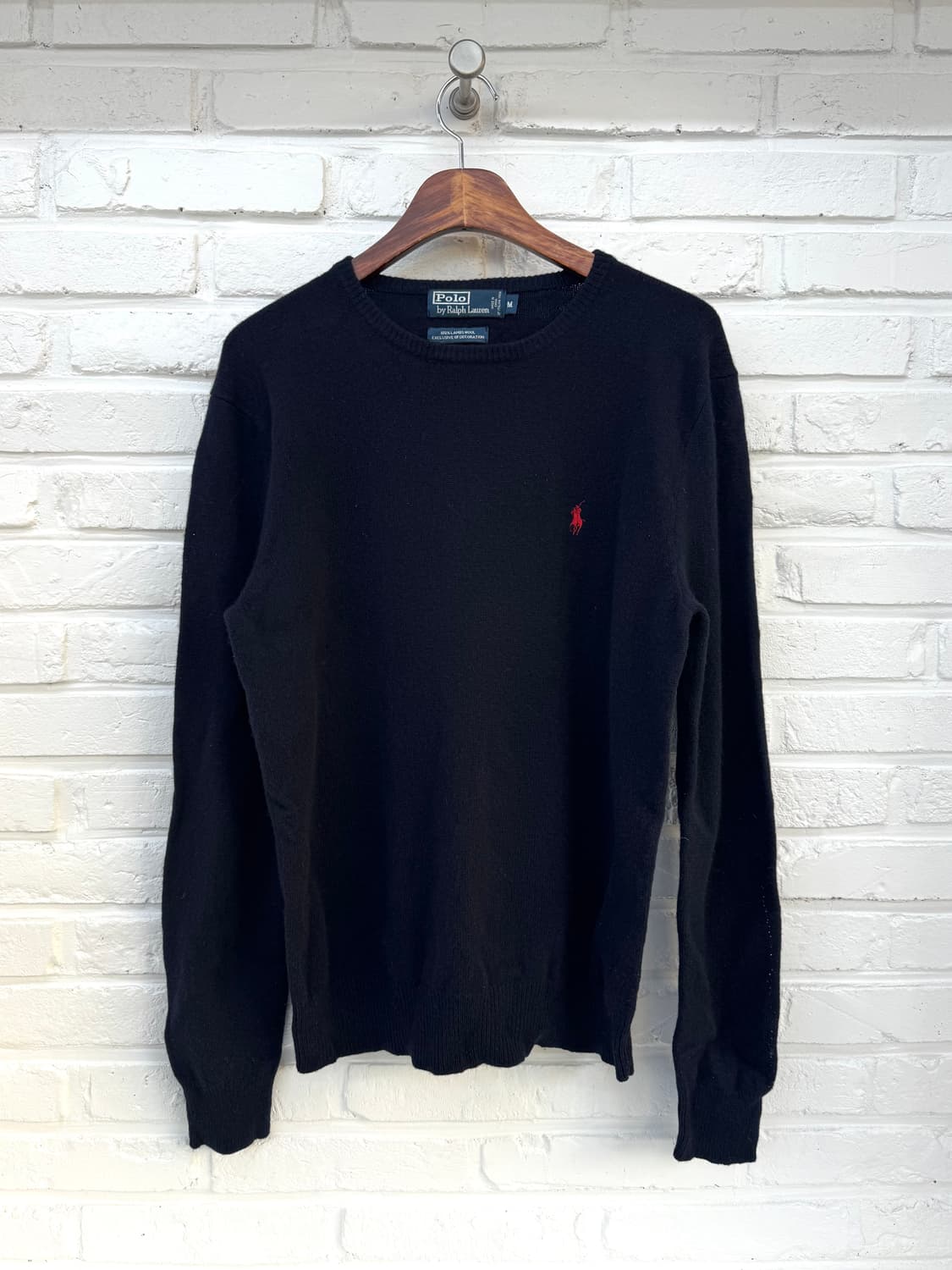 폴로 네이비 램스울 니트 상품이미지3