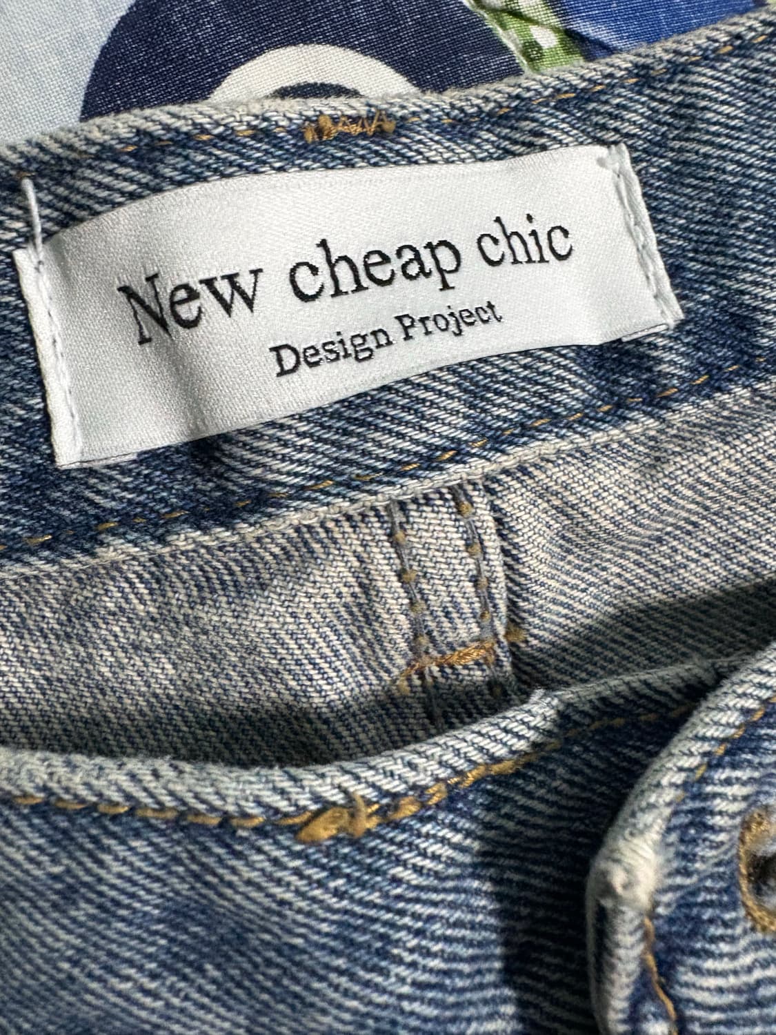 뉴치프시크 디피 캣워싱 데님 블루 상품이미지3