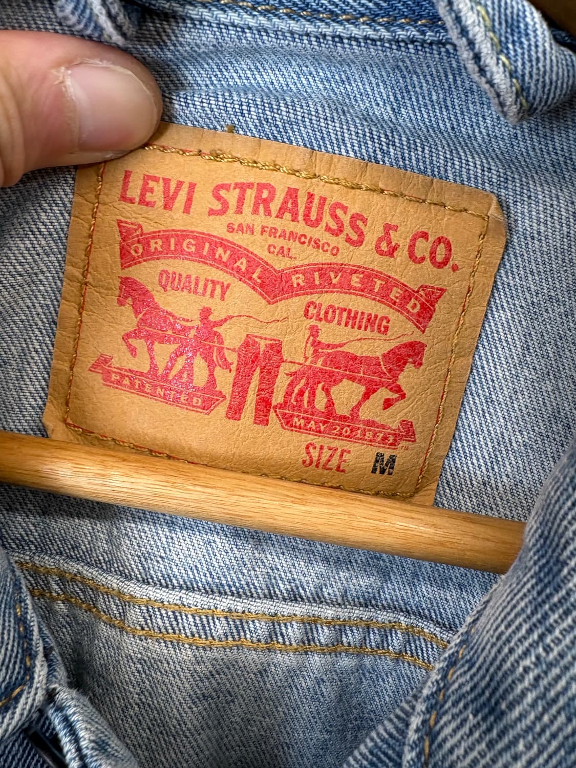 리바이스 빈티지 데님 트러커 자켓 상품이미지5