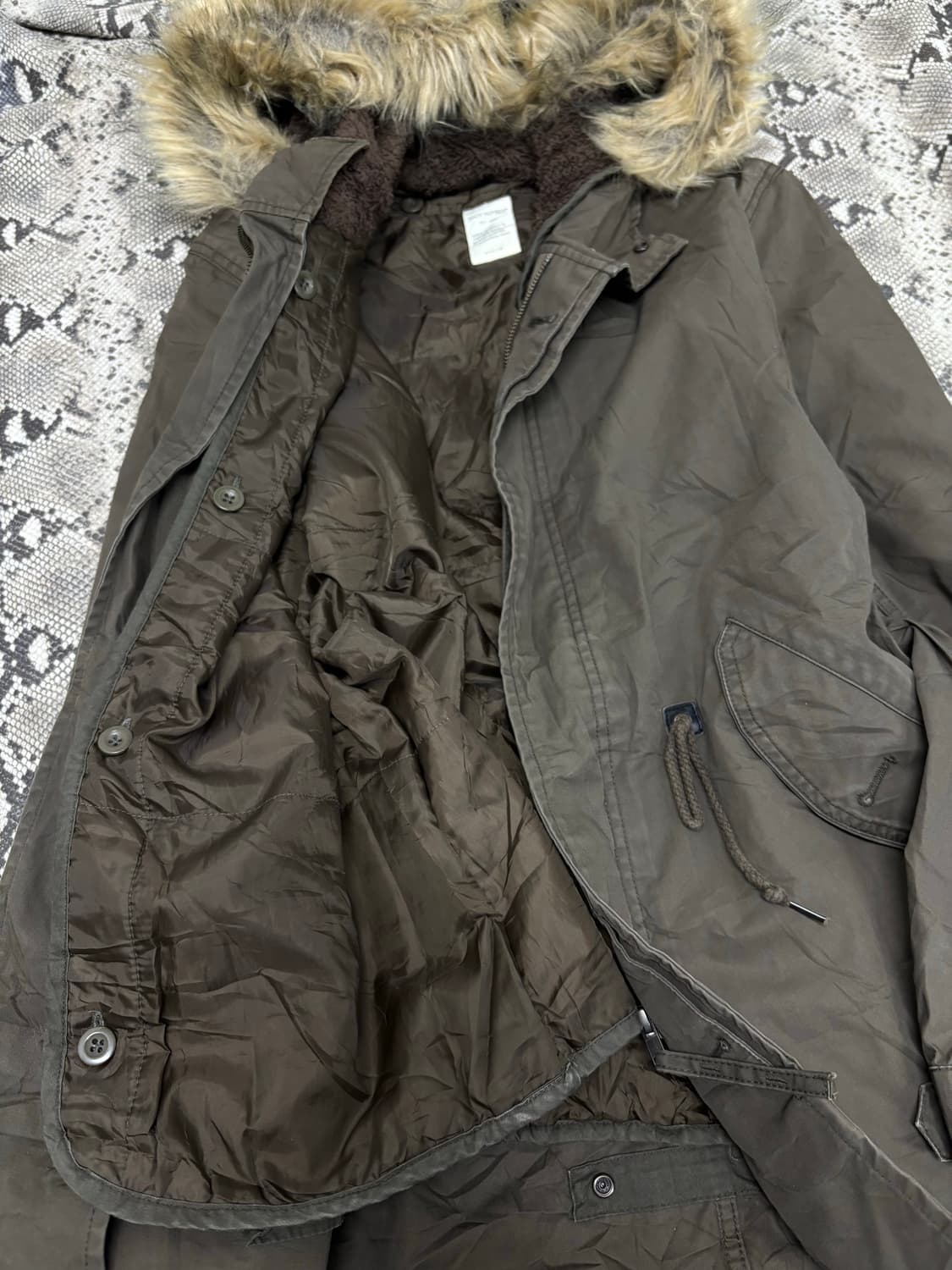 [Back Number]Grunge Mood Fur Parka 상품이미지8