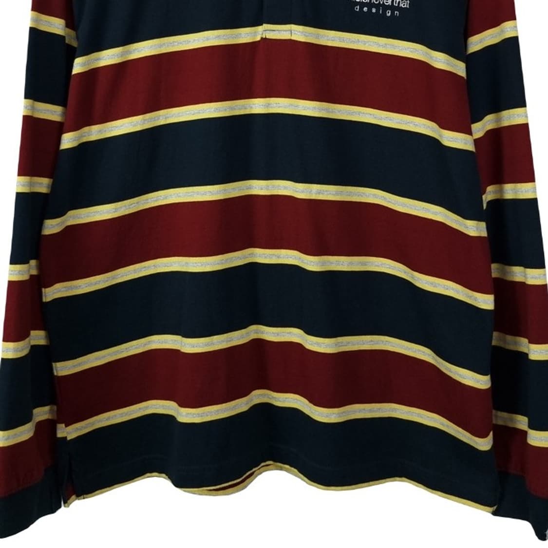 [디스이즈네버댓] 로고 자수 스트라이프 긴팔 카라티 보더티 M19751 상품이미지5