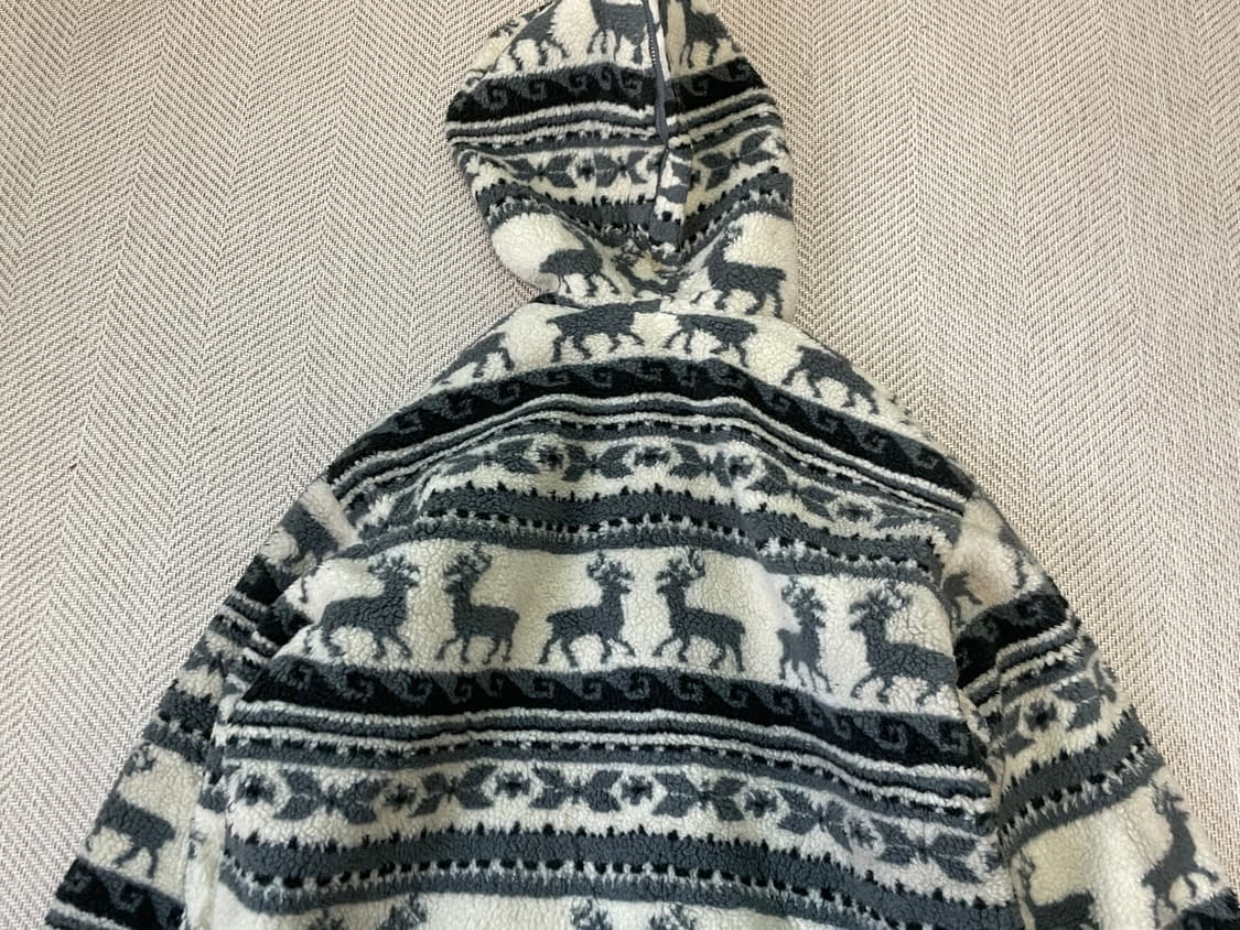 빈티지 캐나다 해비 울 노르딕 더플 코트  상품이미지10