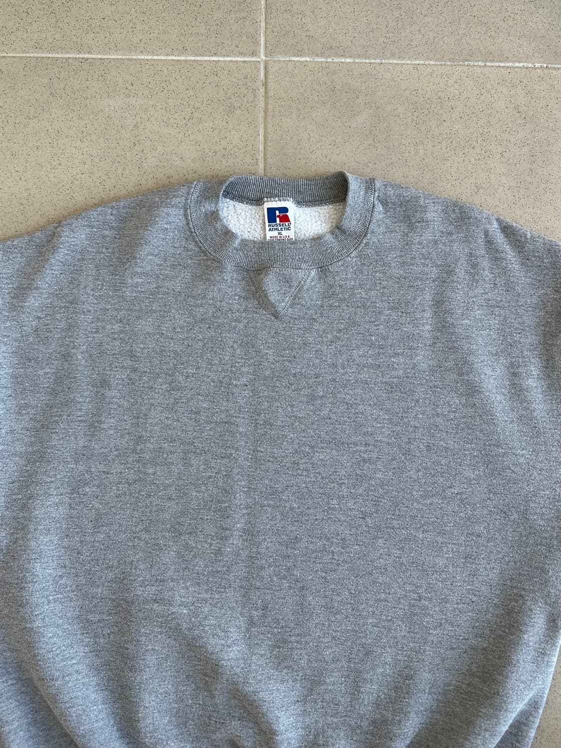 90s 빈티지 러셀 스웻셔츠 그레이 XL USA 상품이미지4