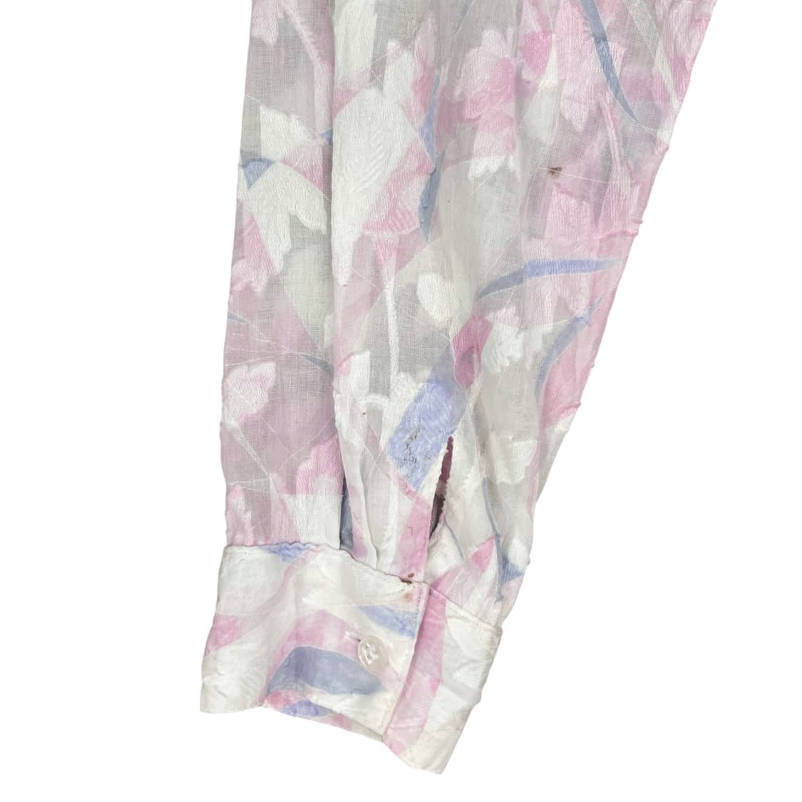 Pink See-Through Embroidery Detail Shirt 상품이미지6