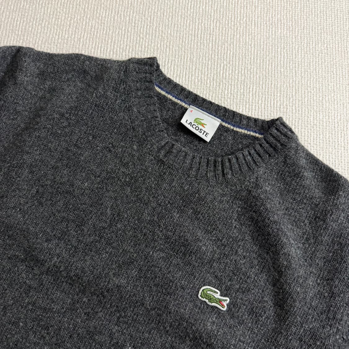 라코스테 차콜 그레이 니트 상품이미지1