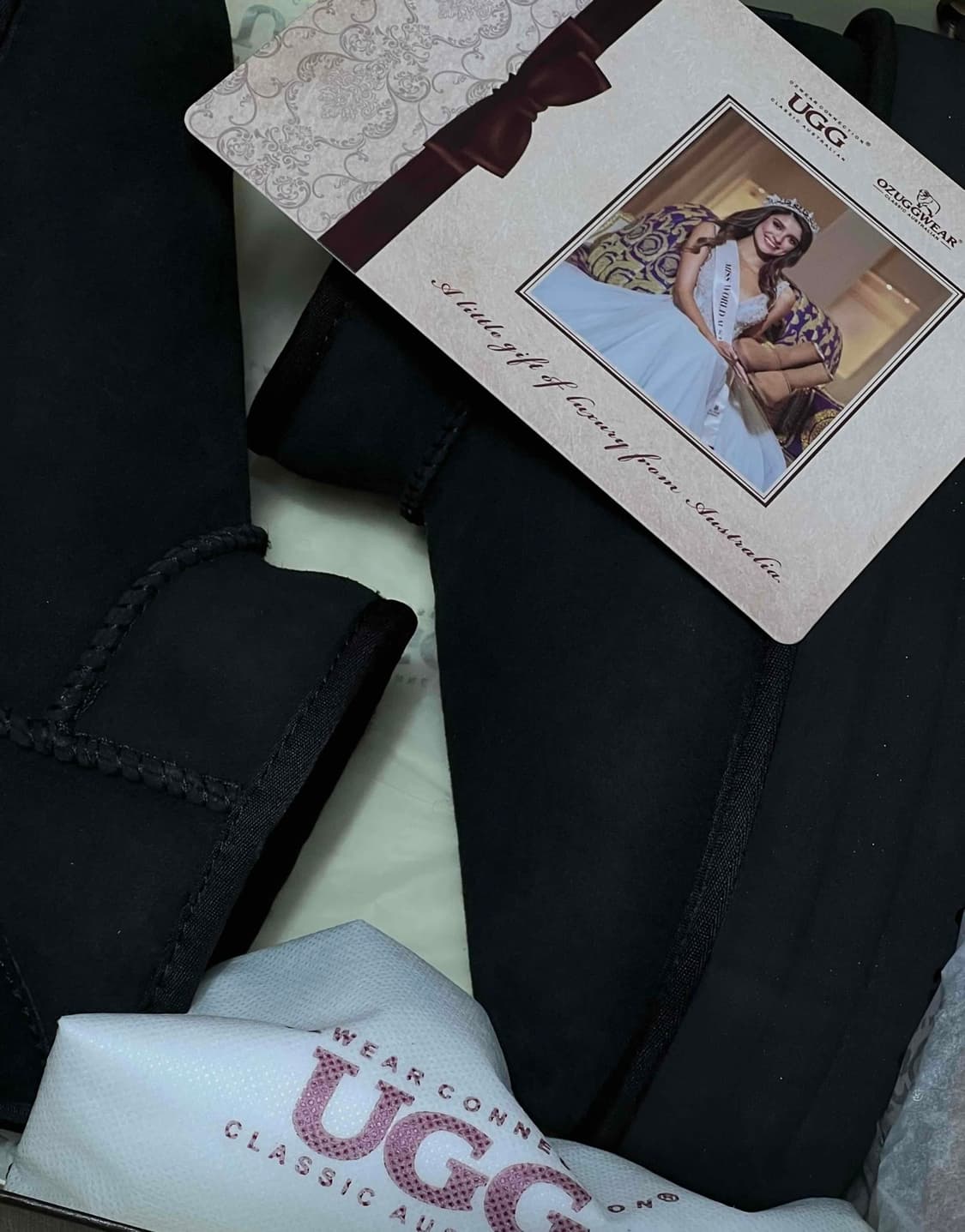 호주어그  울트라미니 5cm 블랙 250 새상품 상품이미지1