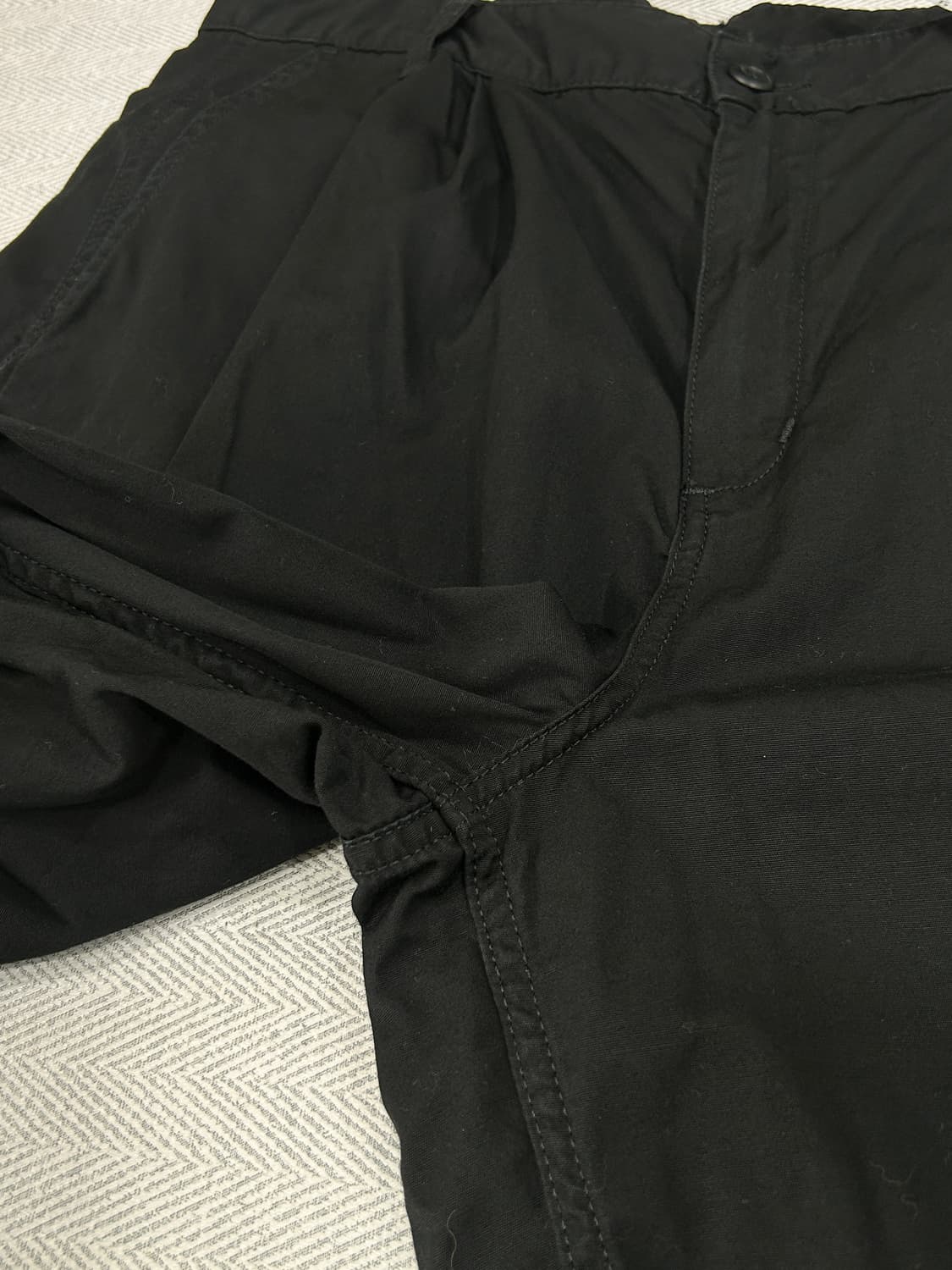 칼하트 콜 카고팬츠 32인치 블랙 와이드핏 상품이미지6