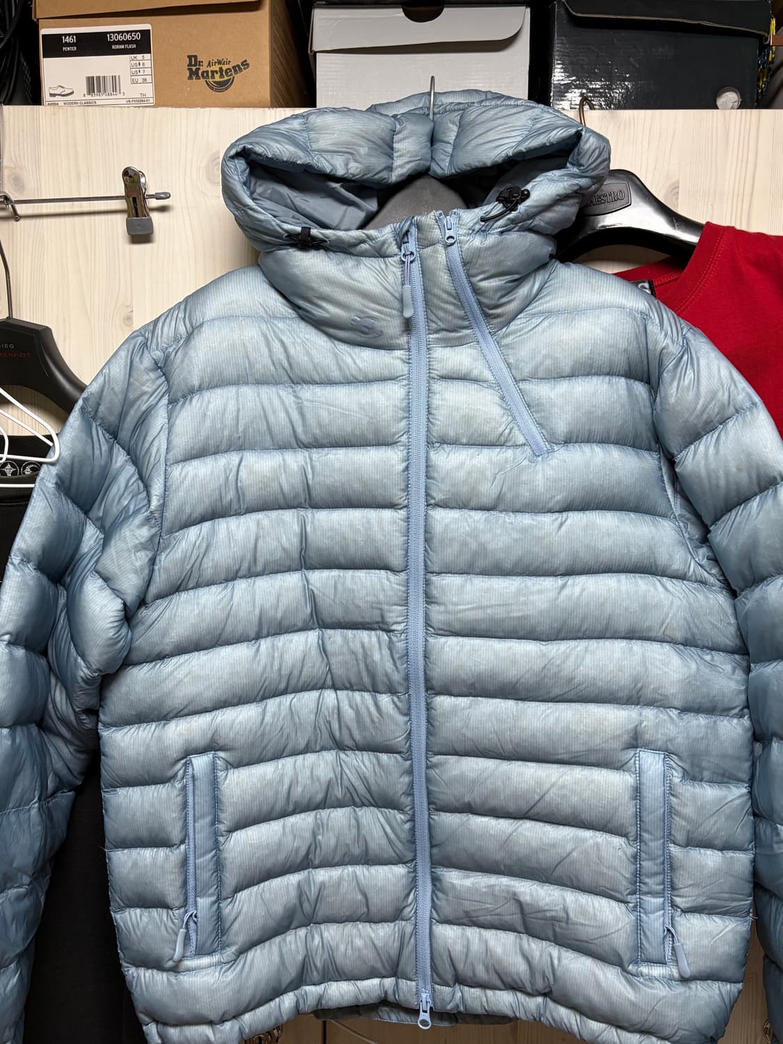 산산기어 서픽스 푸퍼 자켓 스카이 블루 - 24FW 상품이미지2