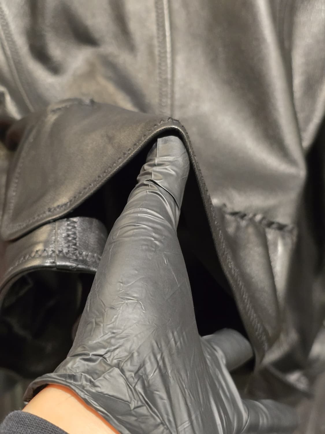 90s Reverb Lambskin Leather Jacket 상품이미지8