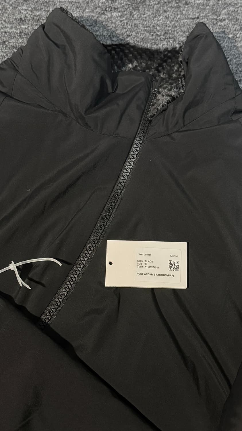 Paf 리버자켓 블랙 (M) 상품이미지3