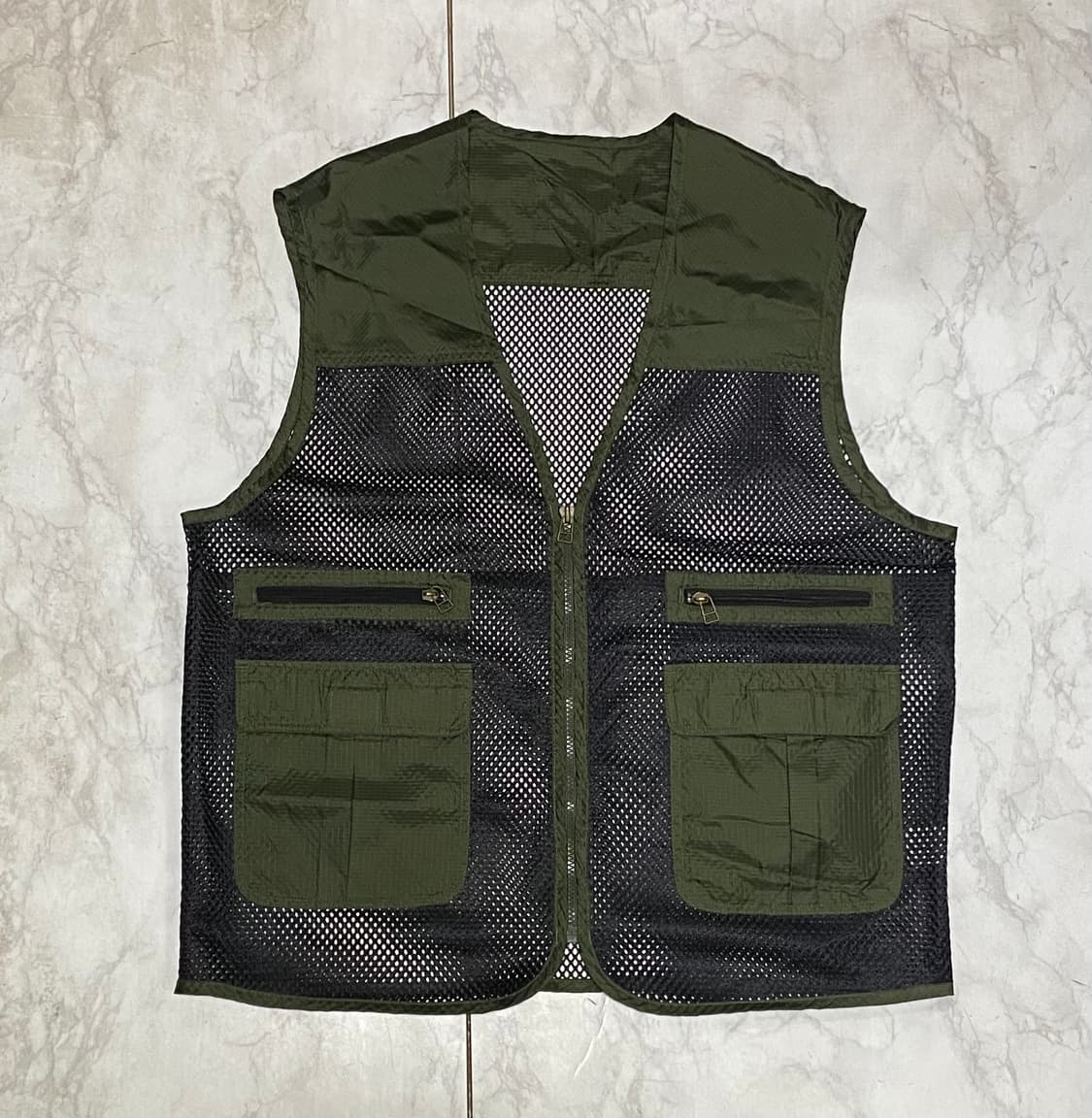 빈티지 메쉬 조끼 망사조끼 105 사이즈 상품이미지1