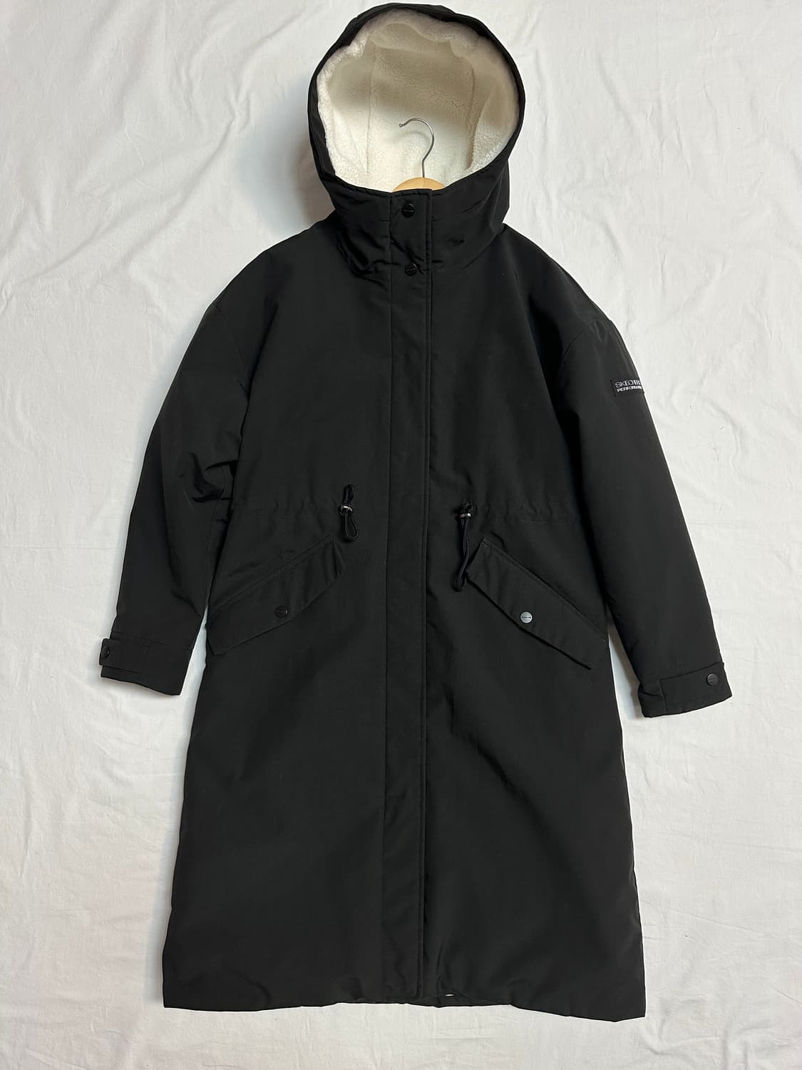 스케쳐스 후드 양털 야상자켓 상품이미지1