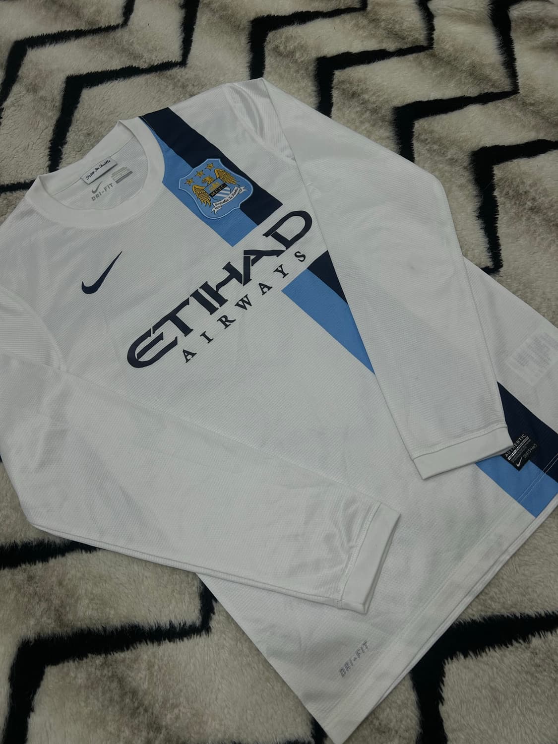 [S]나이키 맨체스터시티 13-14 긴팔 유니폼 상품이미지2