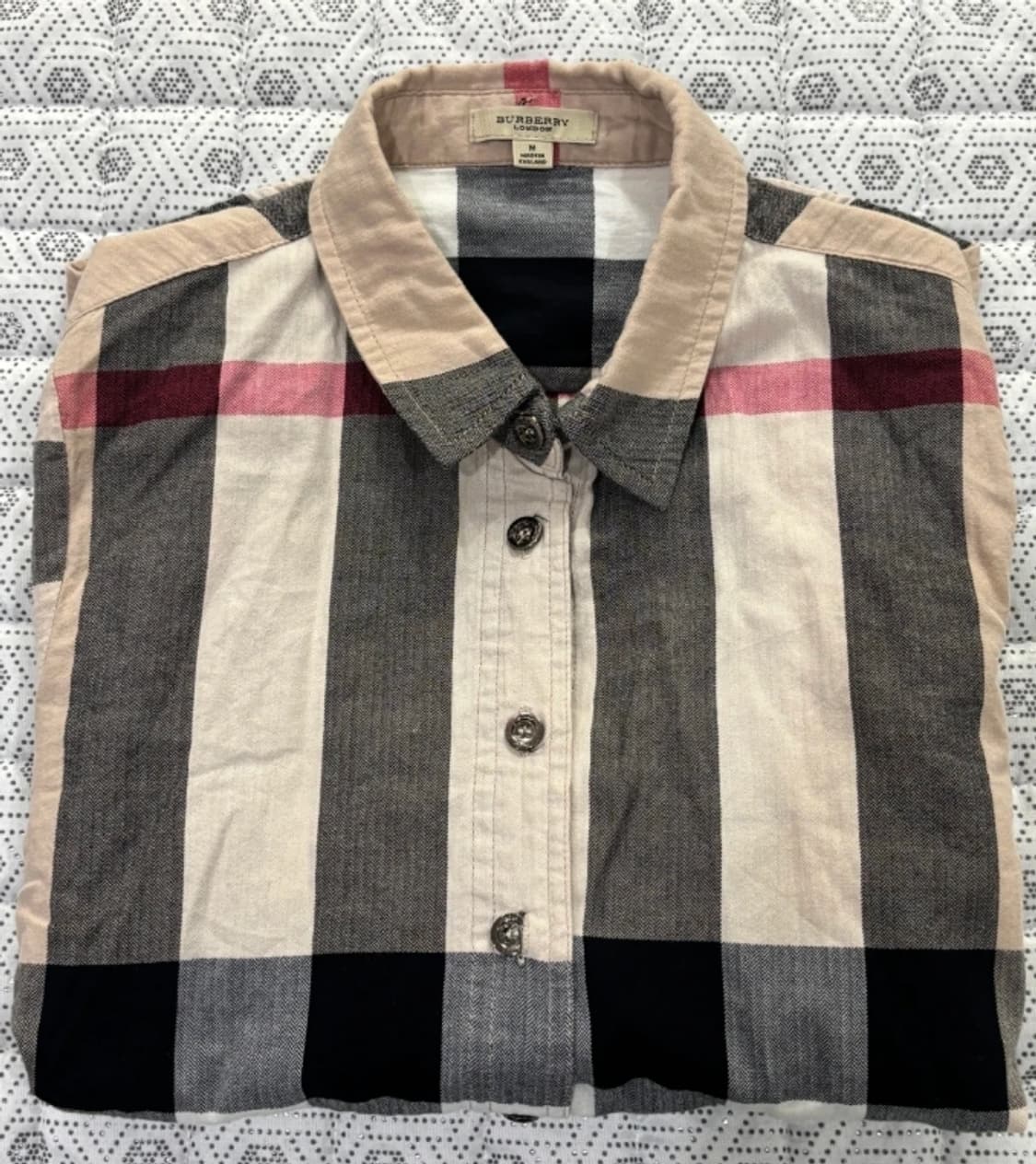 버버리 여성 체크 셔츠~55반 상품이미지3