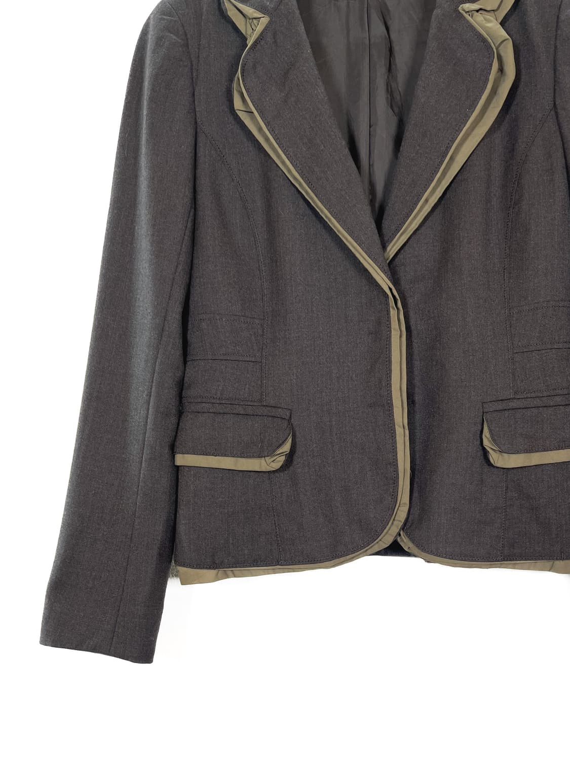 히로코 코시노 레이어드 카라 자켓 상품이미지3