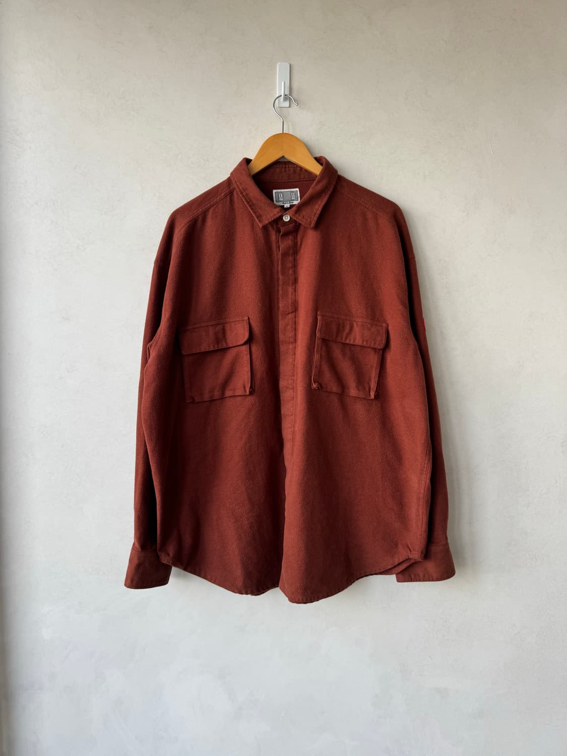 Fw24 카브엠트 플라넬 빅 셔츠 상품이미지5