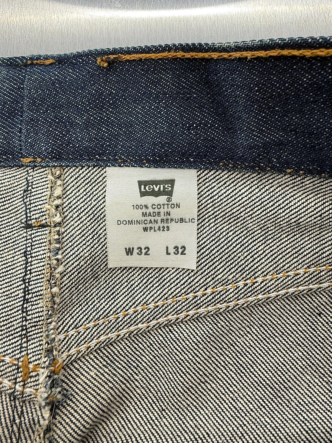 리바이스 501xx 블랭크 탭 오리지널 다크 인디고 데님 팬츠 상품이미지7