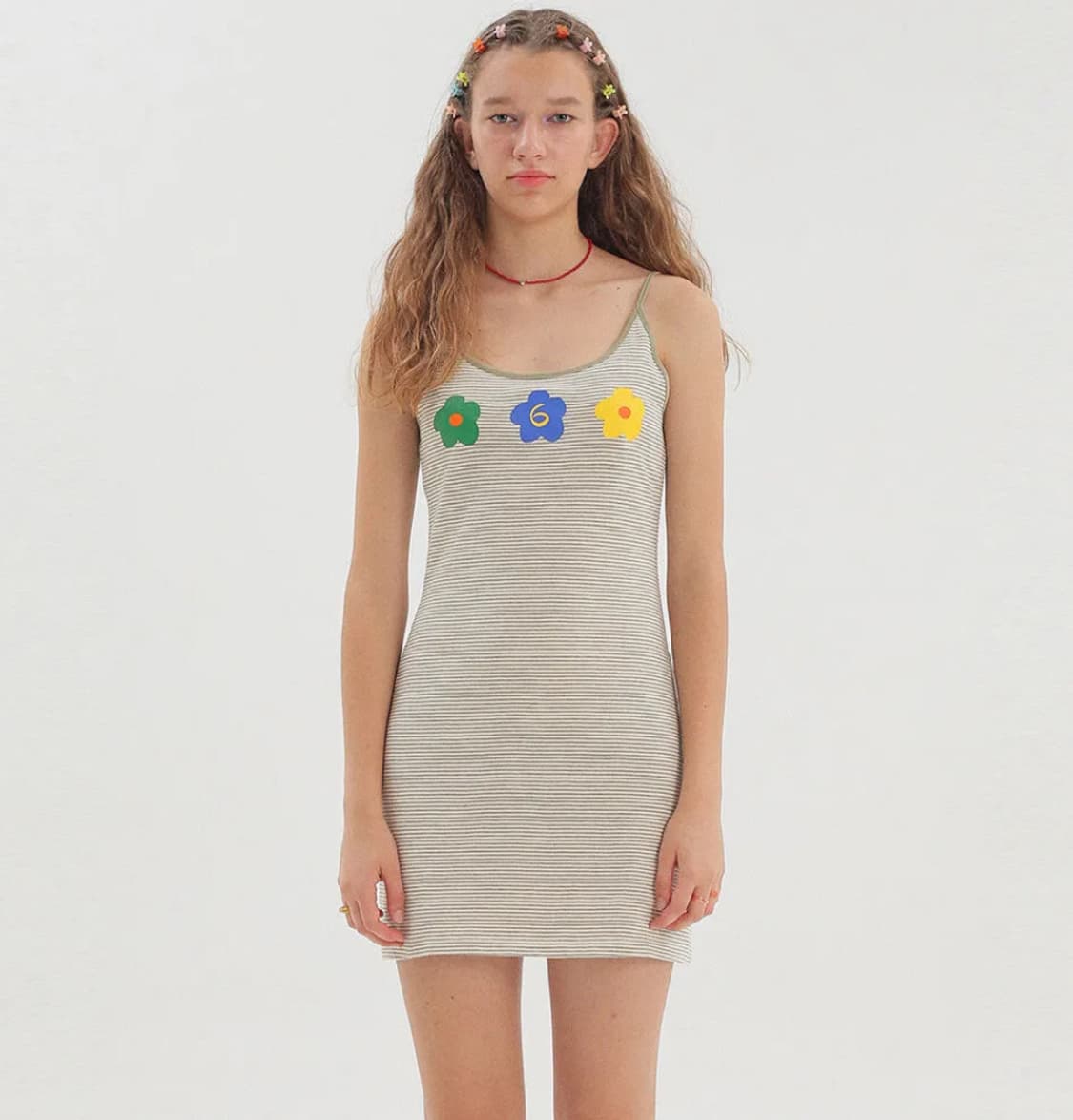 준준스페이스 플라워 미니 드레스 상품이미지1