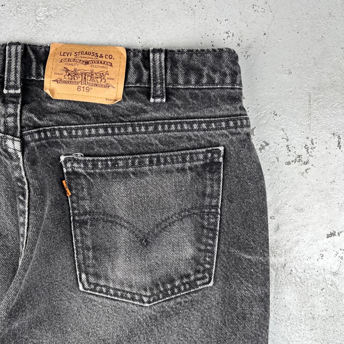 빈티지 리바이스 619 블랙진 상품이미지6