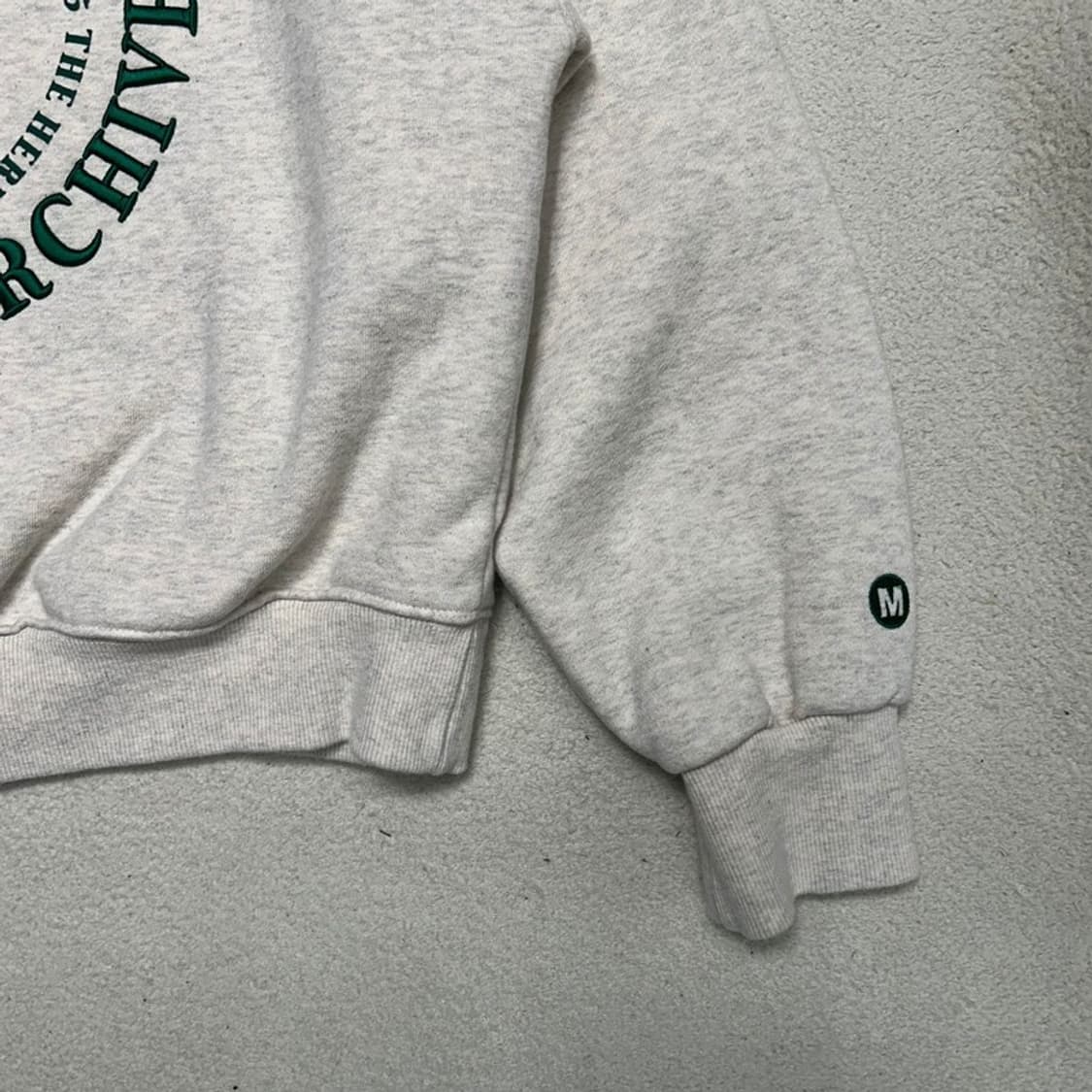 패블러스 아카이브 자수 맨투맨 M 상품이미지2