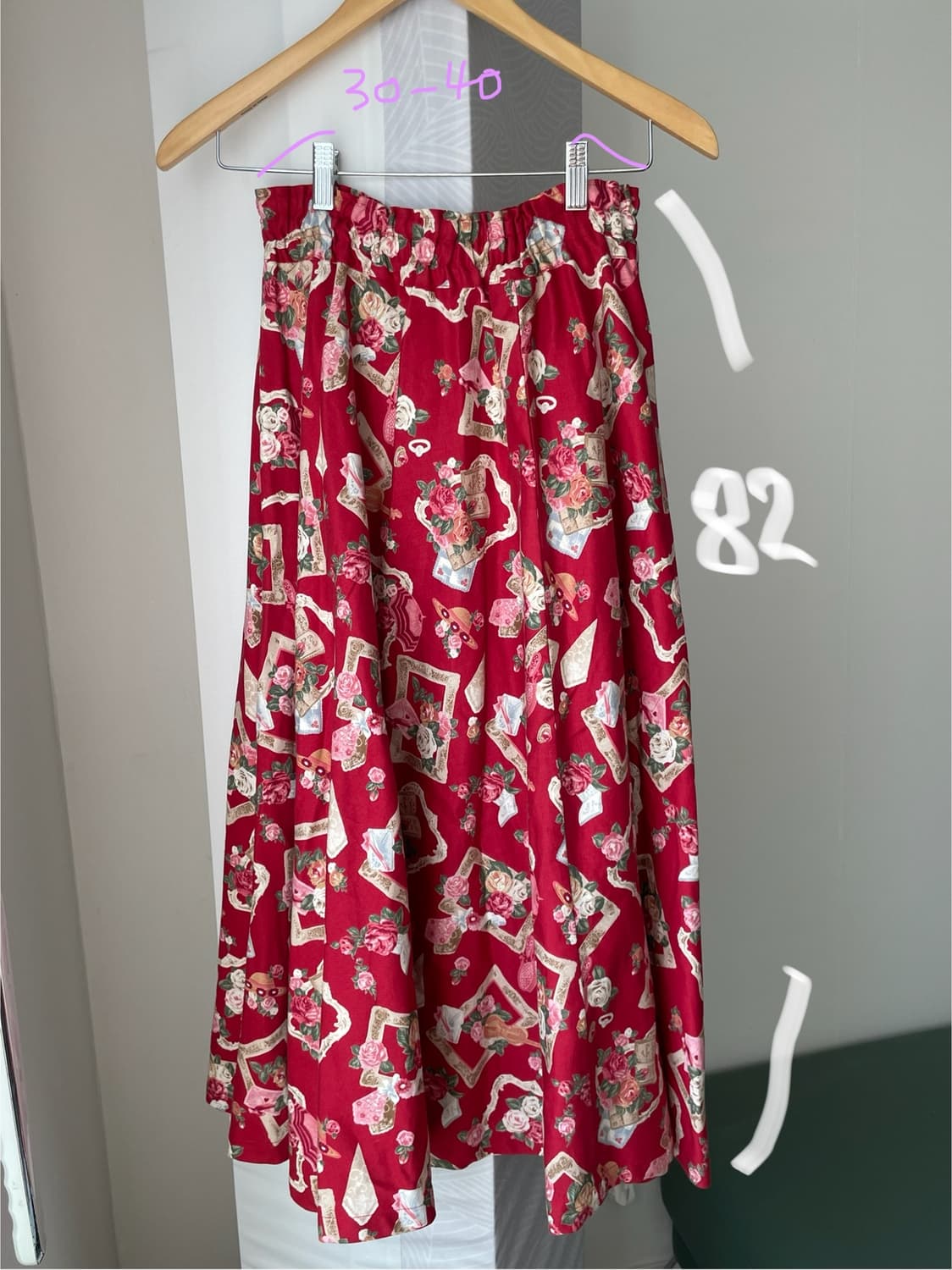 빈티지 에스닉 히피모리 패턴스커트 상품이미지2