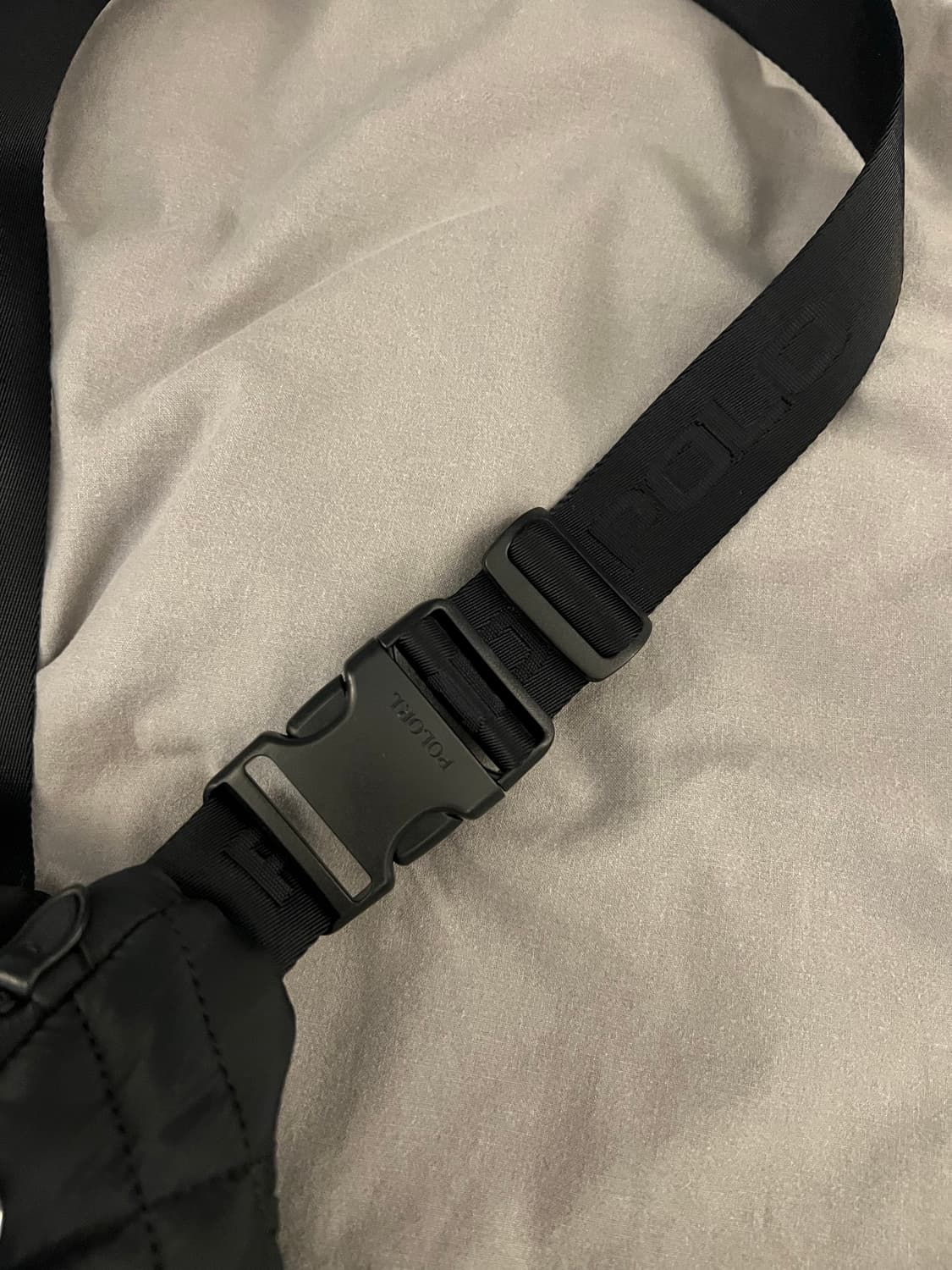 폴로 스포츠 크로스백 웨이스트백 벨트백 퀄팅 검정 상품이미지2