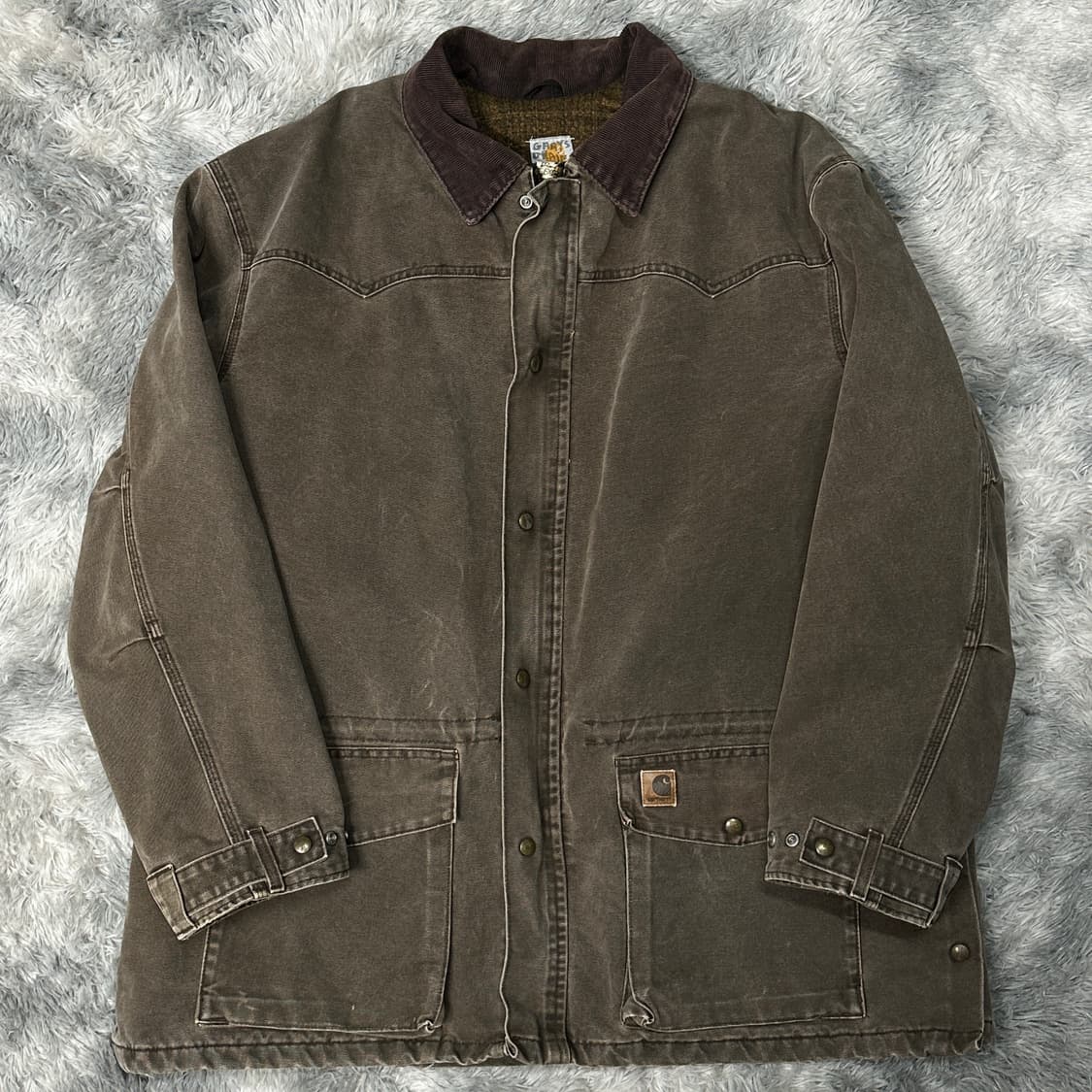 칼하트 c52 브라운 야상 워크자켓 2XL 상품이미지2