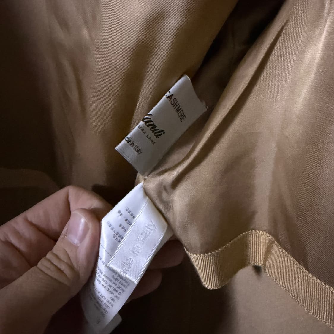 OBZEE 오브제 여성 캐시미어 코트 (66-77정도) 상품이미지8