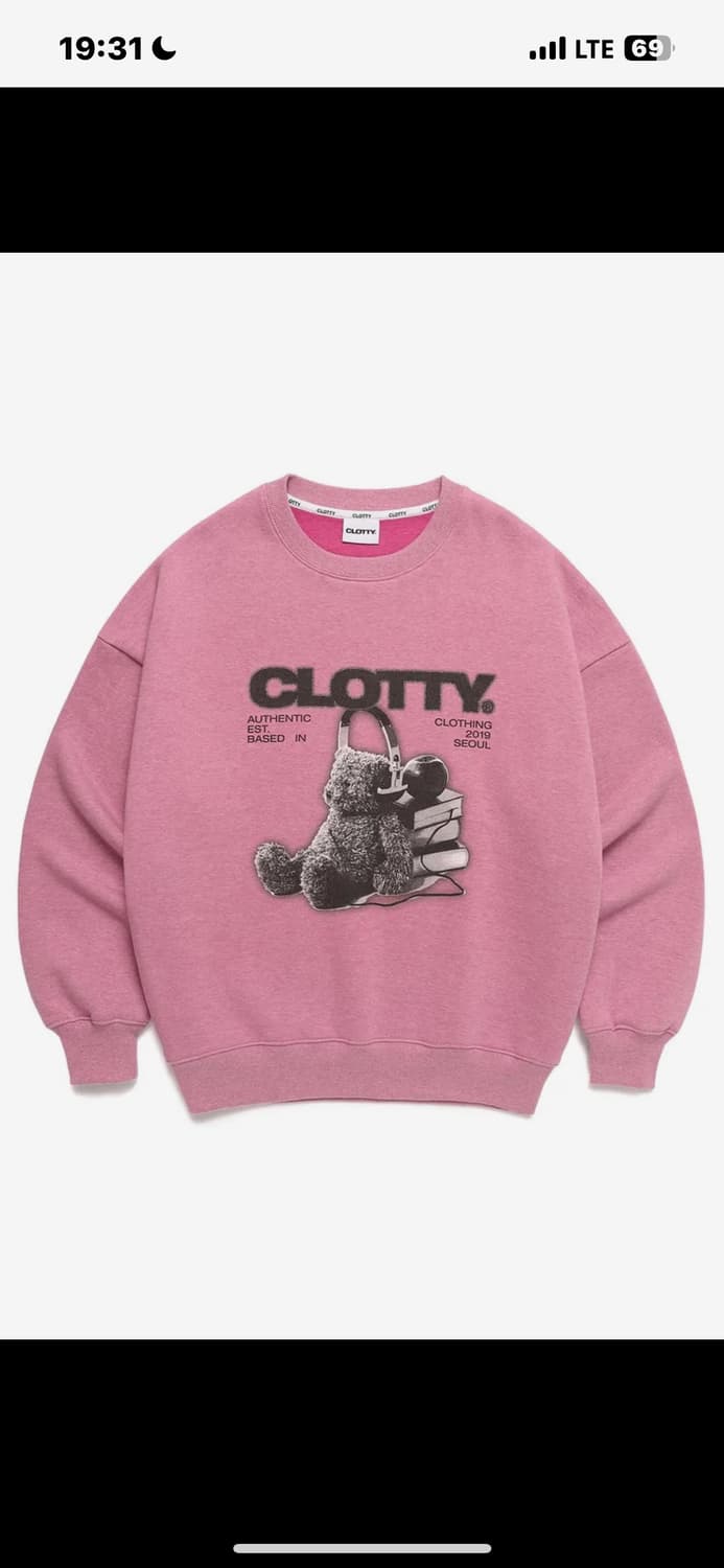 클로티 맨투맨 상품이미지1