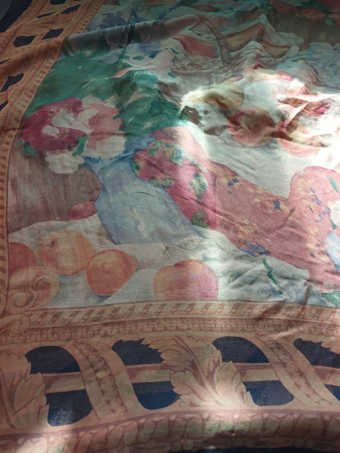 크리스찬 디올 정물화 실크 스카프 상품이미지3