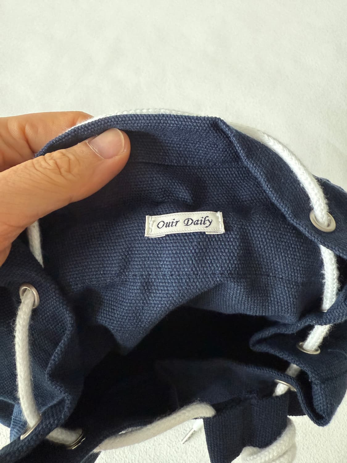 Ouir Daily 코튼 백팩 상품이미지7
