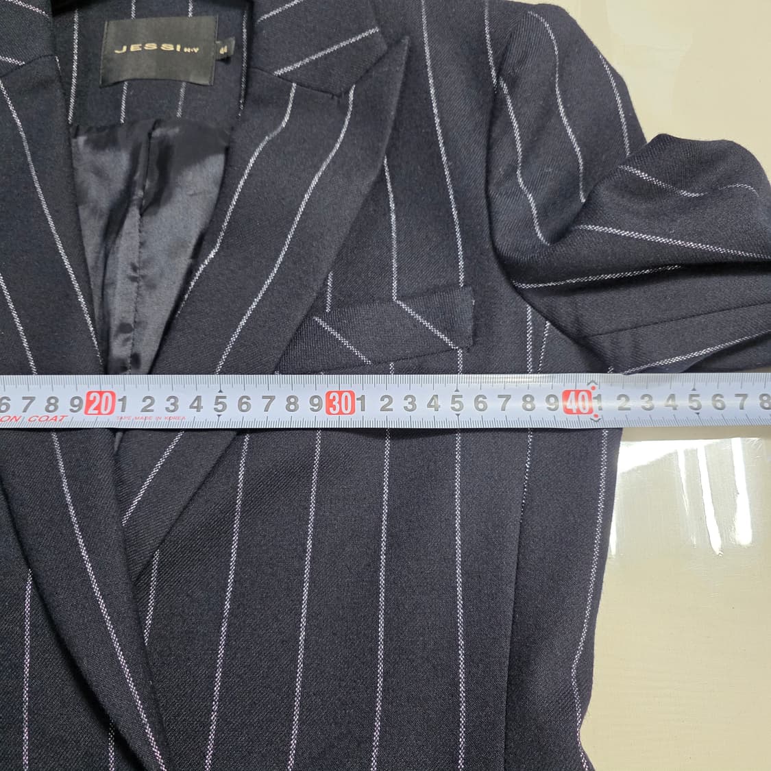 0790 [JESSI] 스트라이프 더블 브레스트 자켓 44 상품이미지3