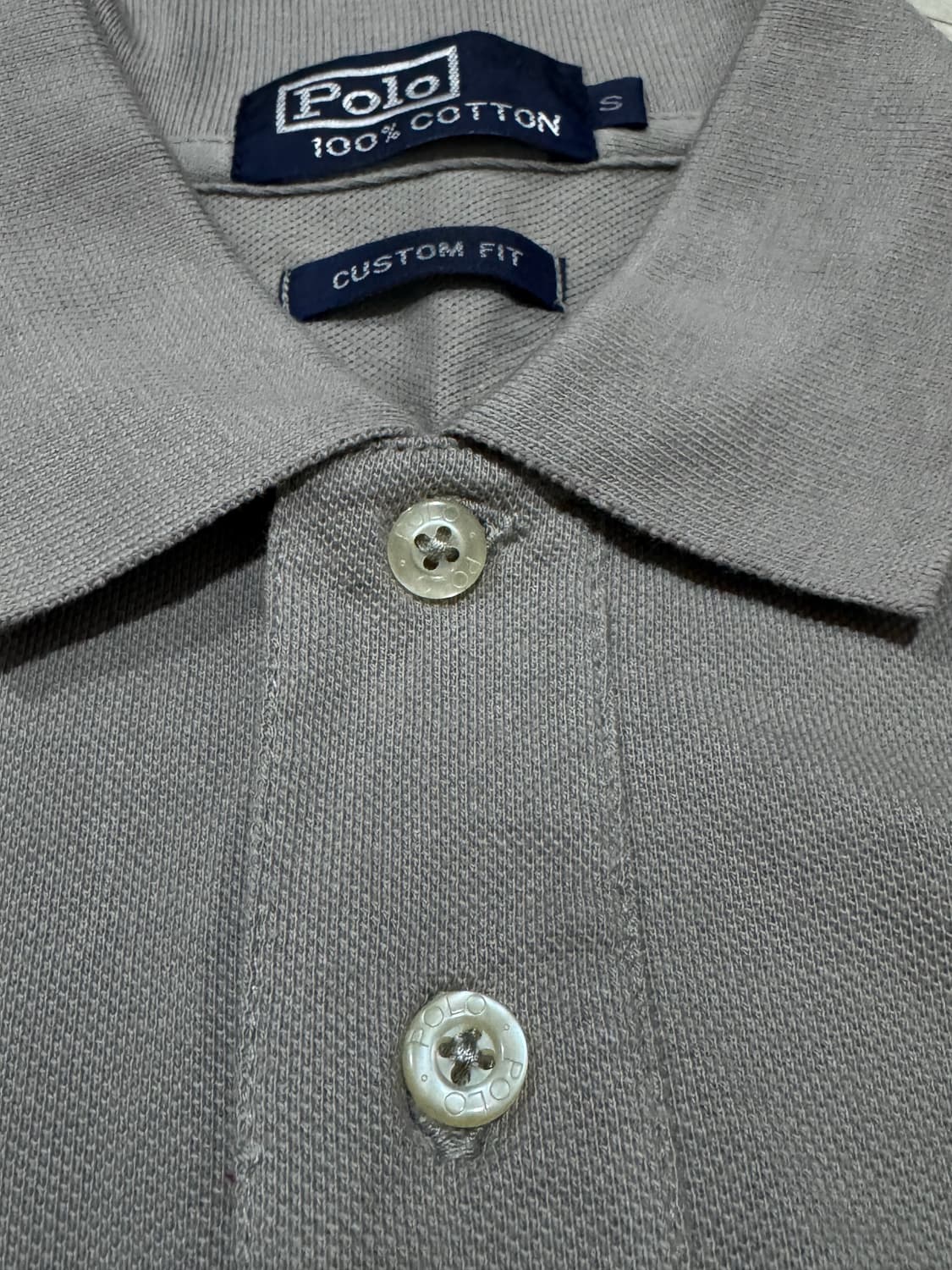 폴로 핑크 빅포니 커스텀 핏 카라티  상품이미지3