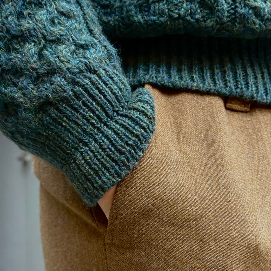 아란크래프트 피셔맨 스웨터 M 상품이미지9