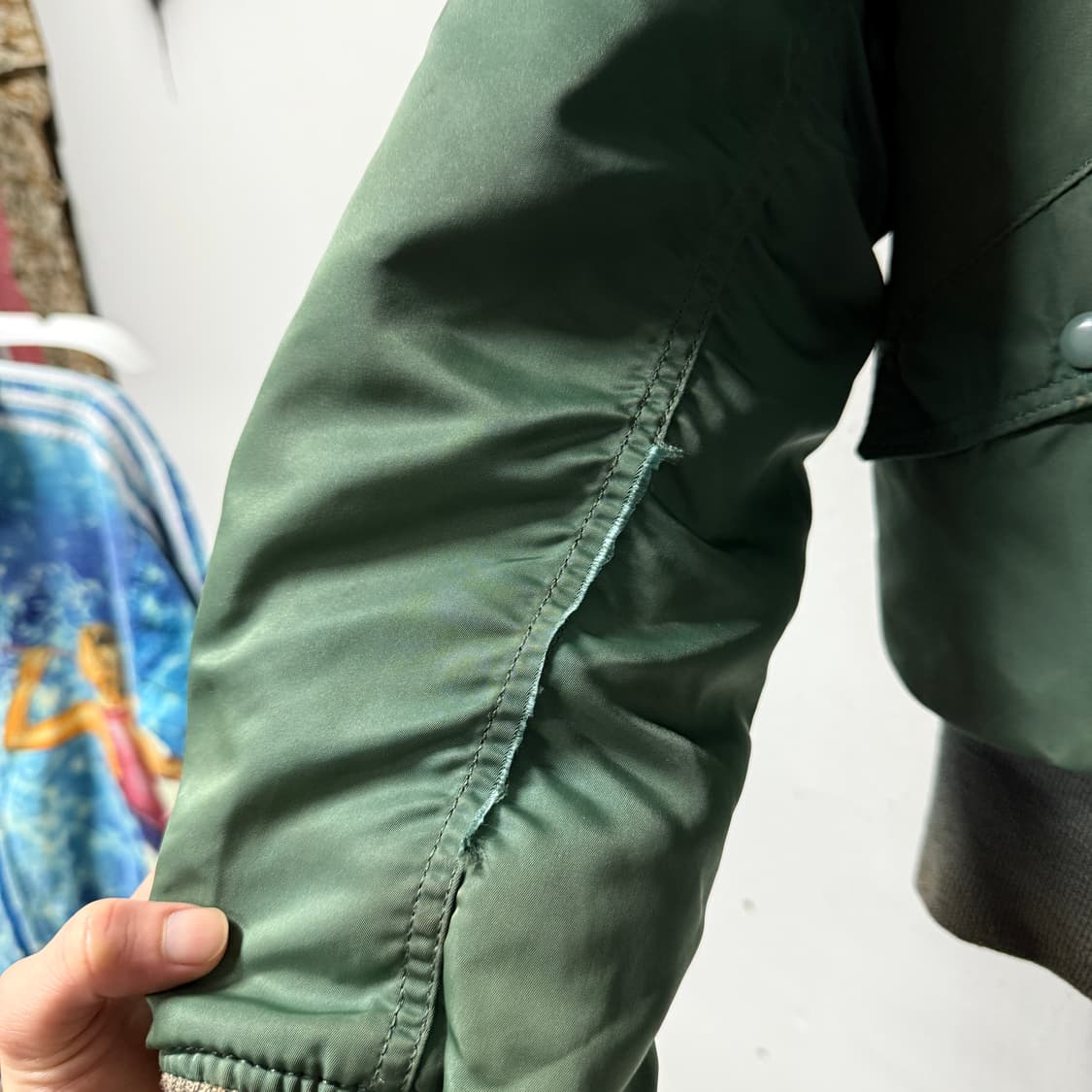 1950s USA 알파인더스트리 L2B 초판 복각 플라이트 자켓 상품이미지5