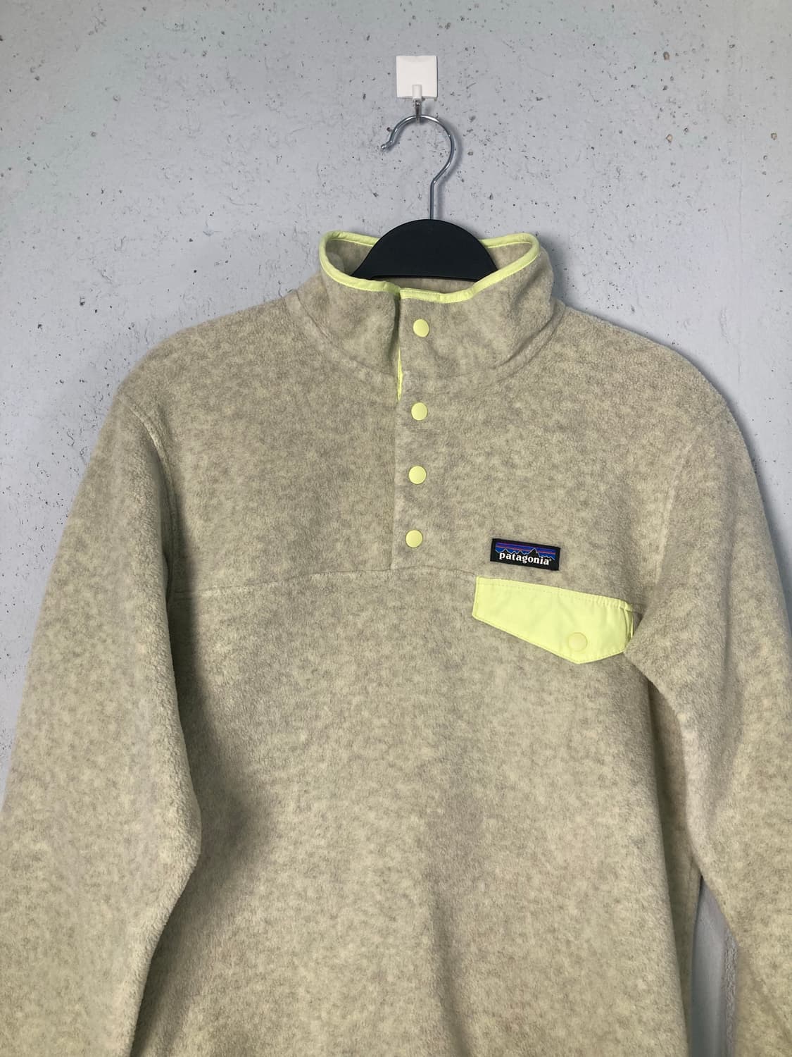 파타고니아 신칠라 오트밀/젤리피쉬옐로우 (S) 새상품급 상품이미지2