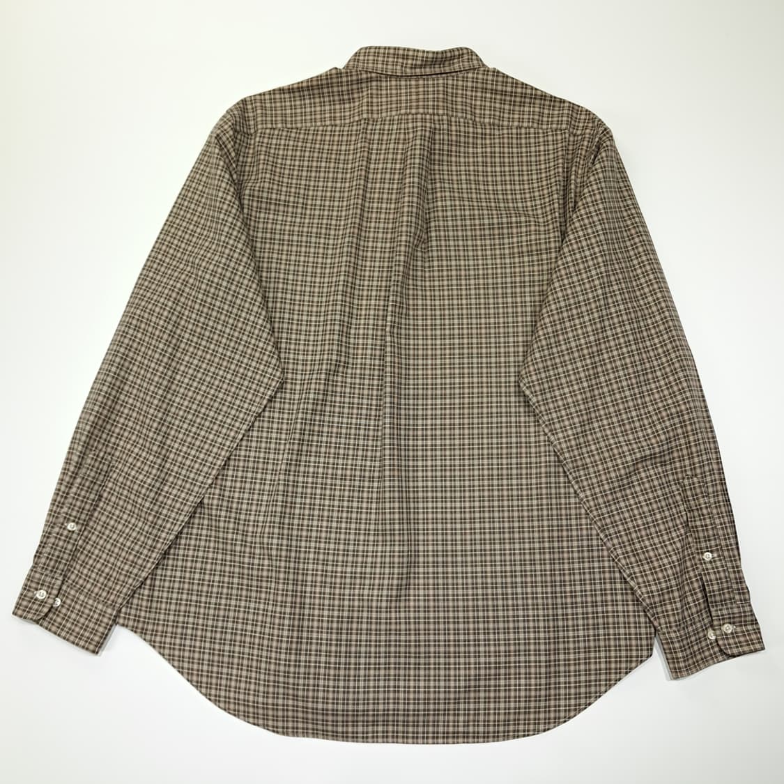 CL767 XL 폴로 90s 홍콩판 스몰 웨일즈 오브 프린스 체크 셔츠 상품이미지6