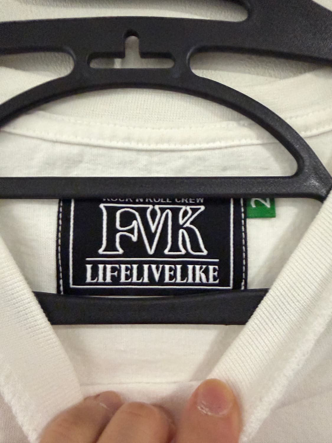 라이프라이브라이크 FVKV WHAT IS ROCK 그래픽 티셔츠  상품이미지3